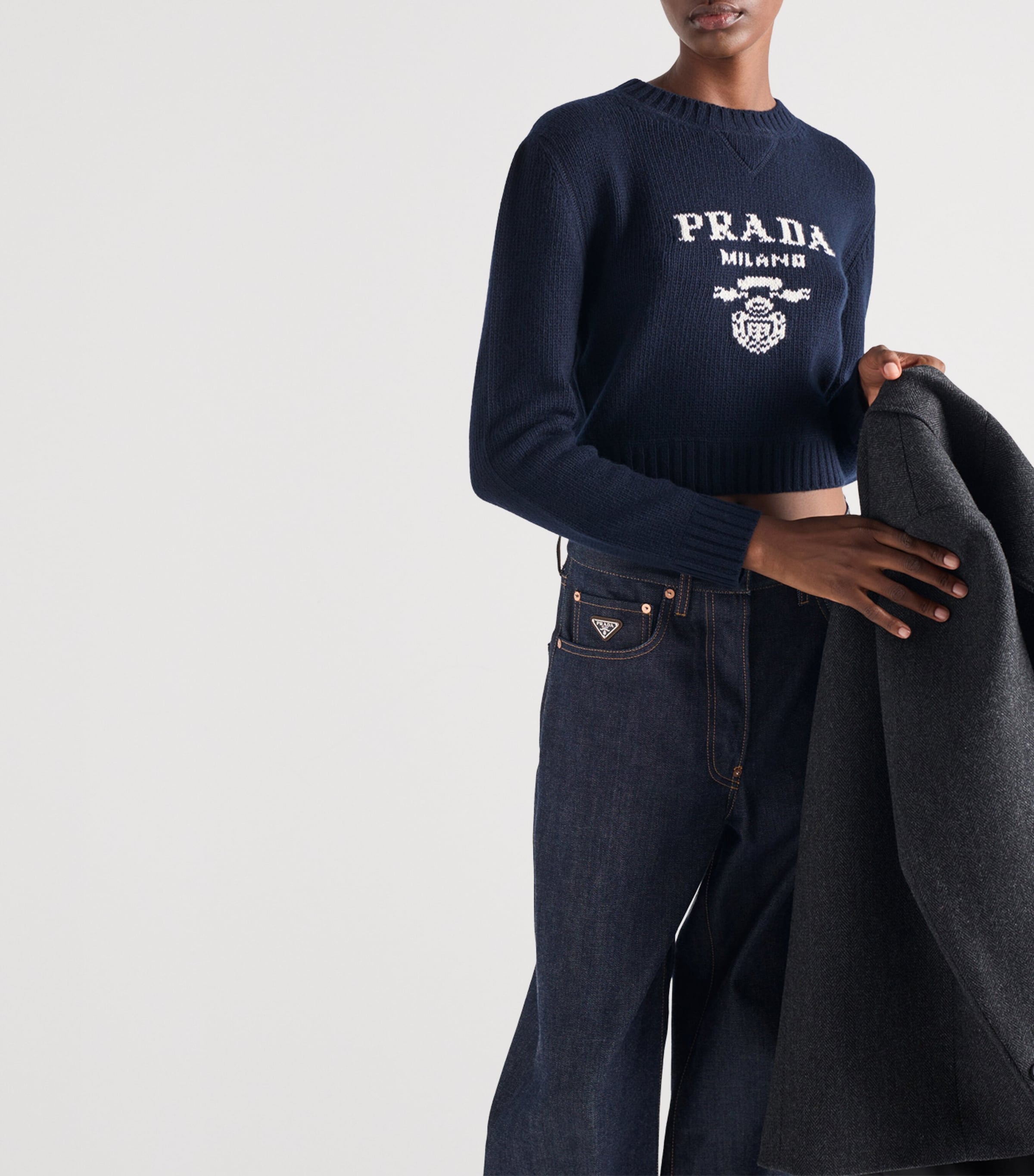 PRADA 新品Wool and viscose sweater PRADA 新品Wool and viscose sweater