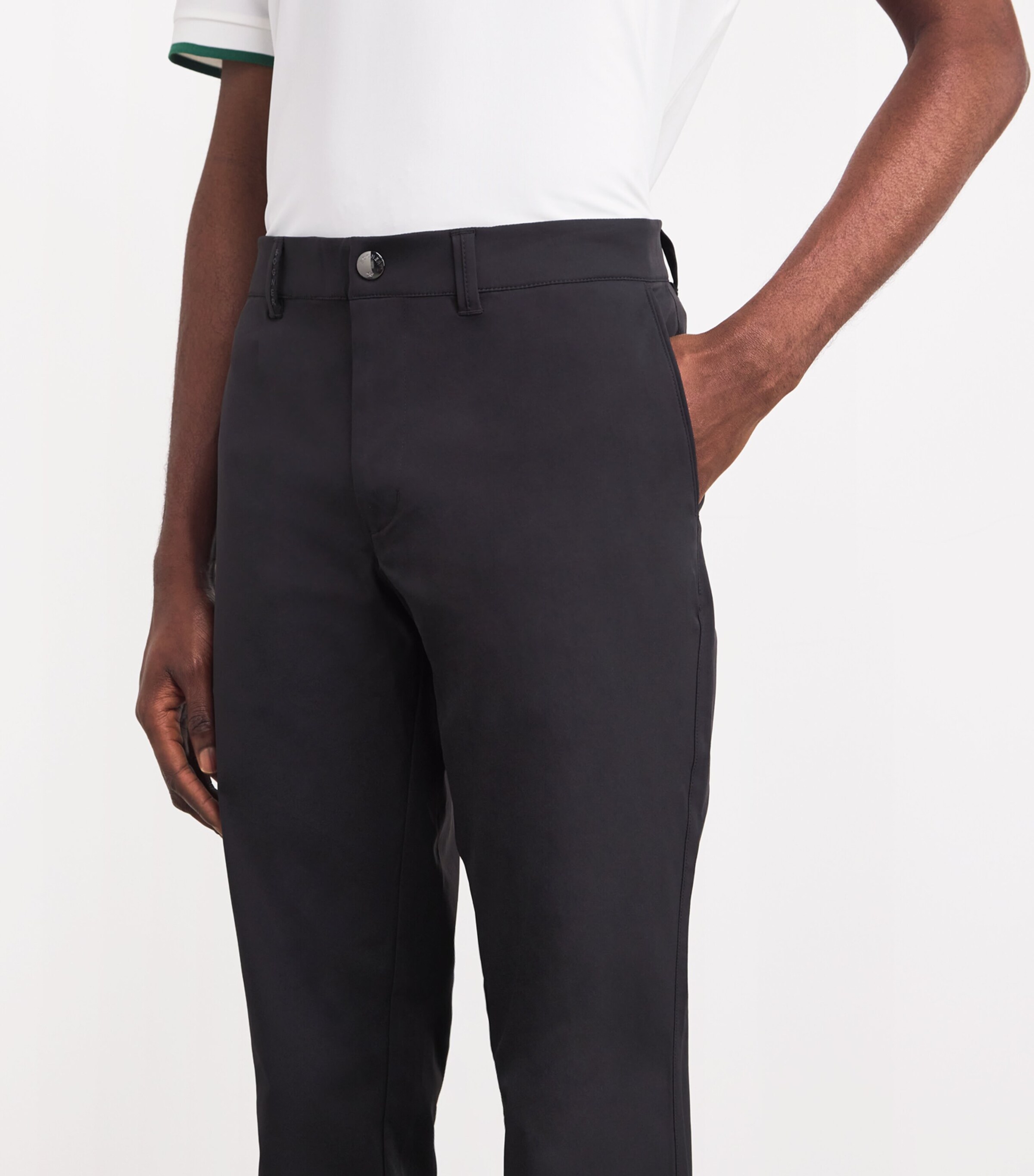 Slim Trousers 026 BLACK Image 6