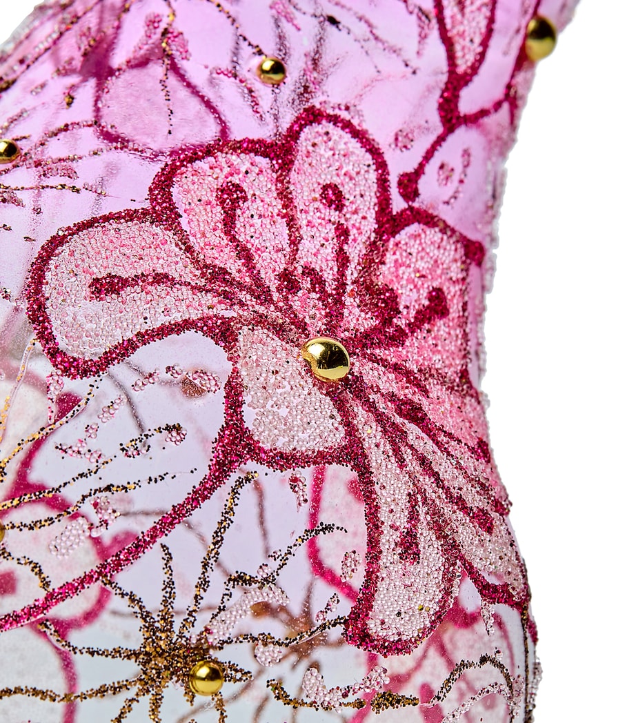 Chandelier Drop Tree Decoration MAGENTA Image 2