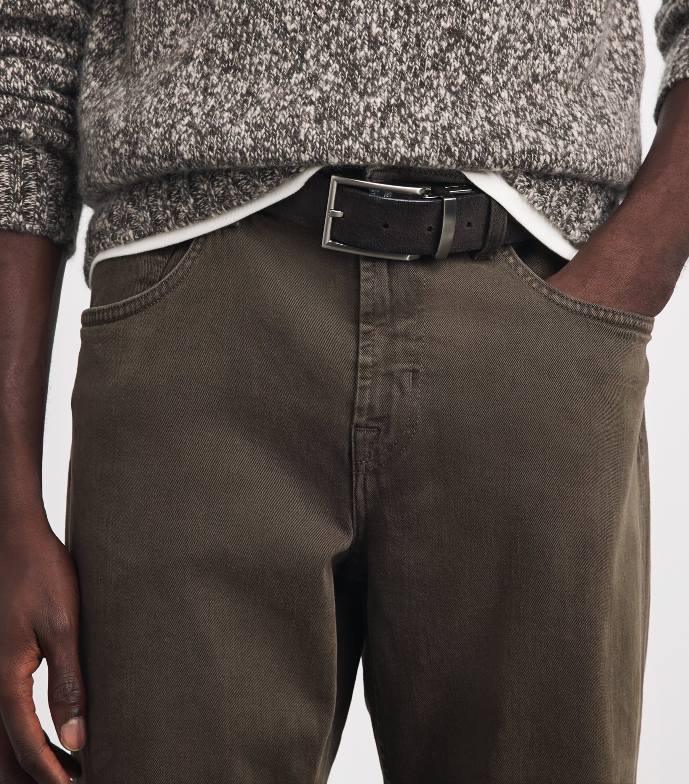 7 For All Mankind Mens The Straight Jeans Green Image 3