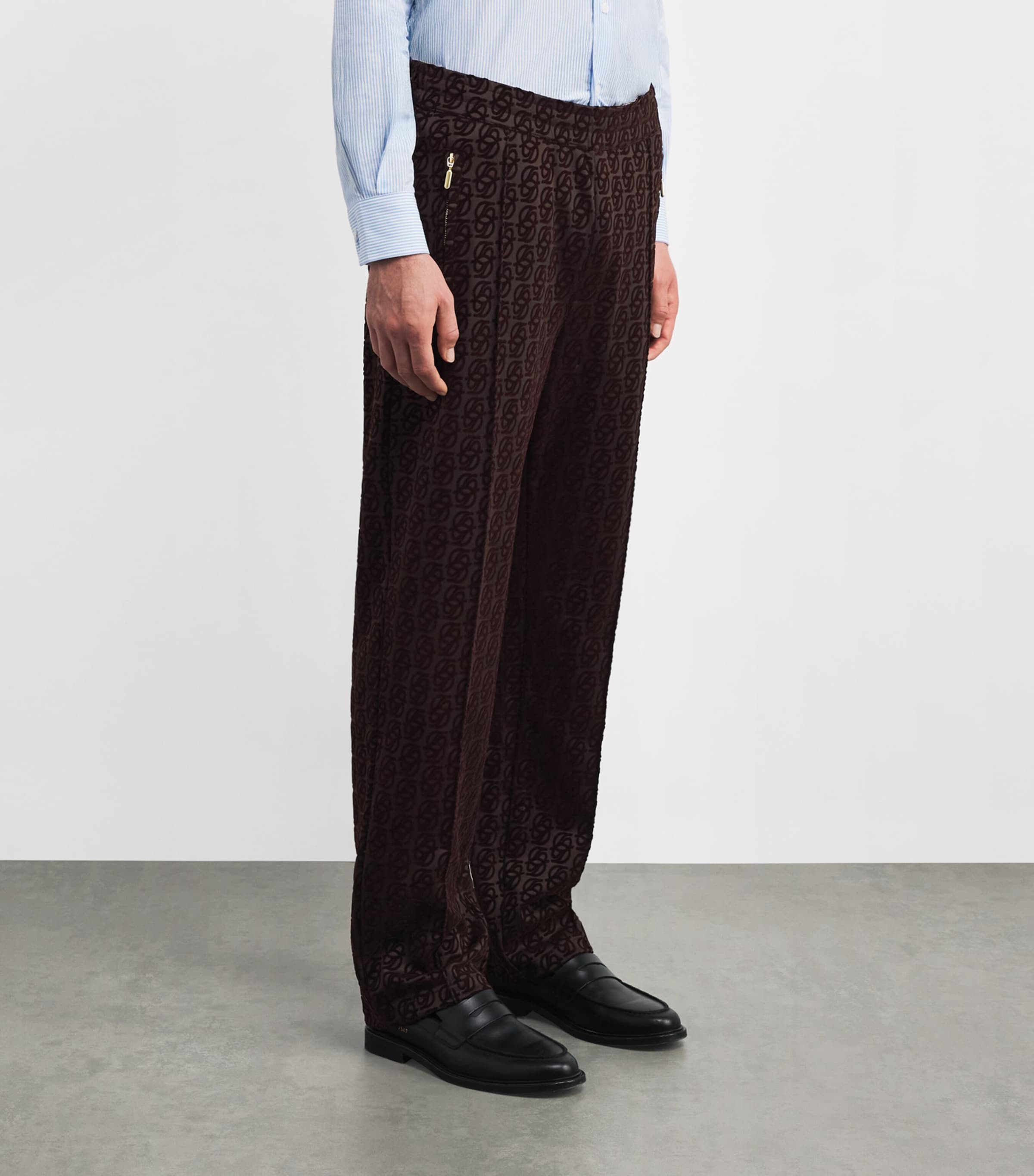 Monogram Trackpants DBN / DARK BROWN Image 3