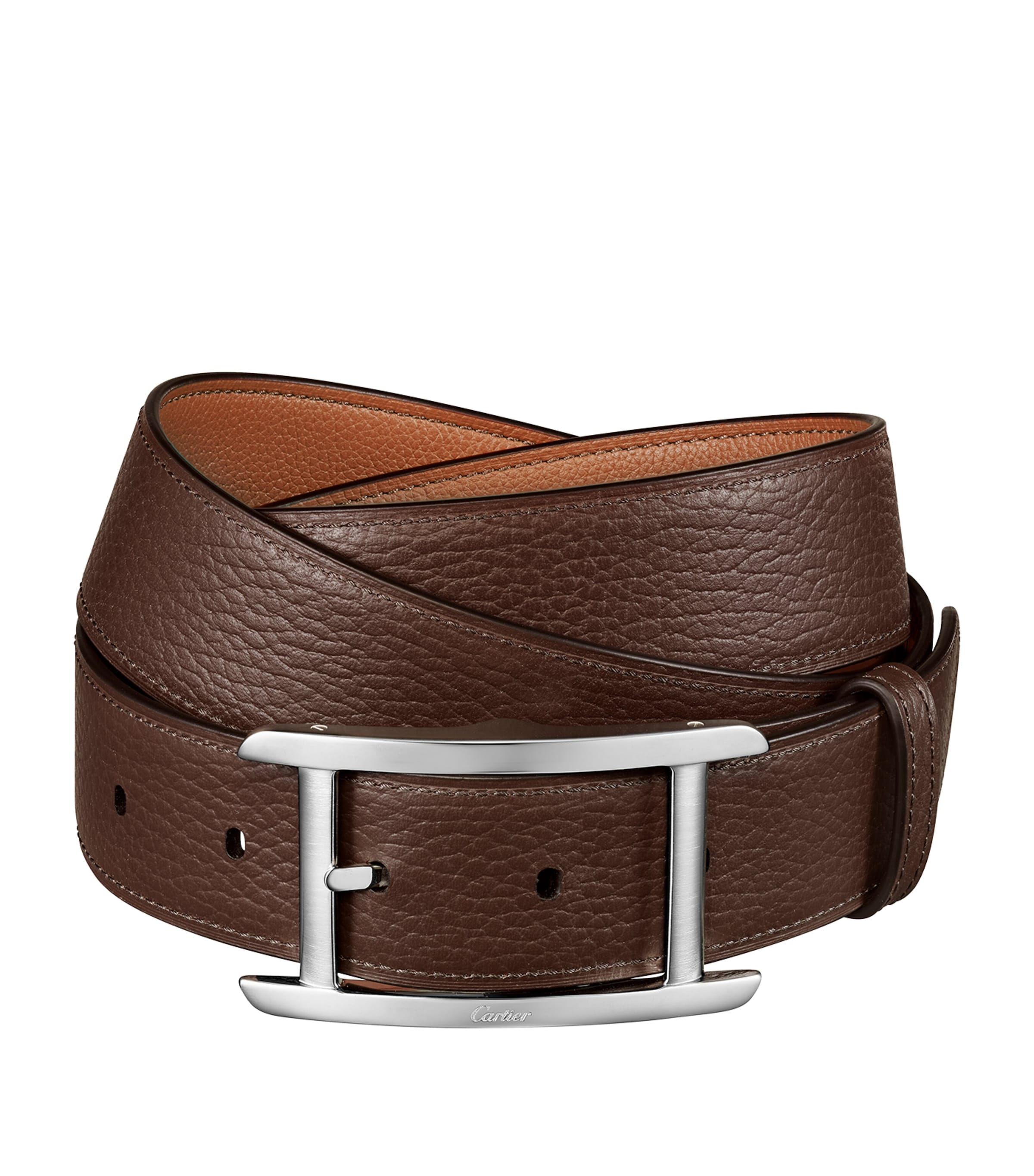 Cartier Leather Tank de Cartier Belt Brown Image 1