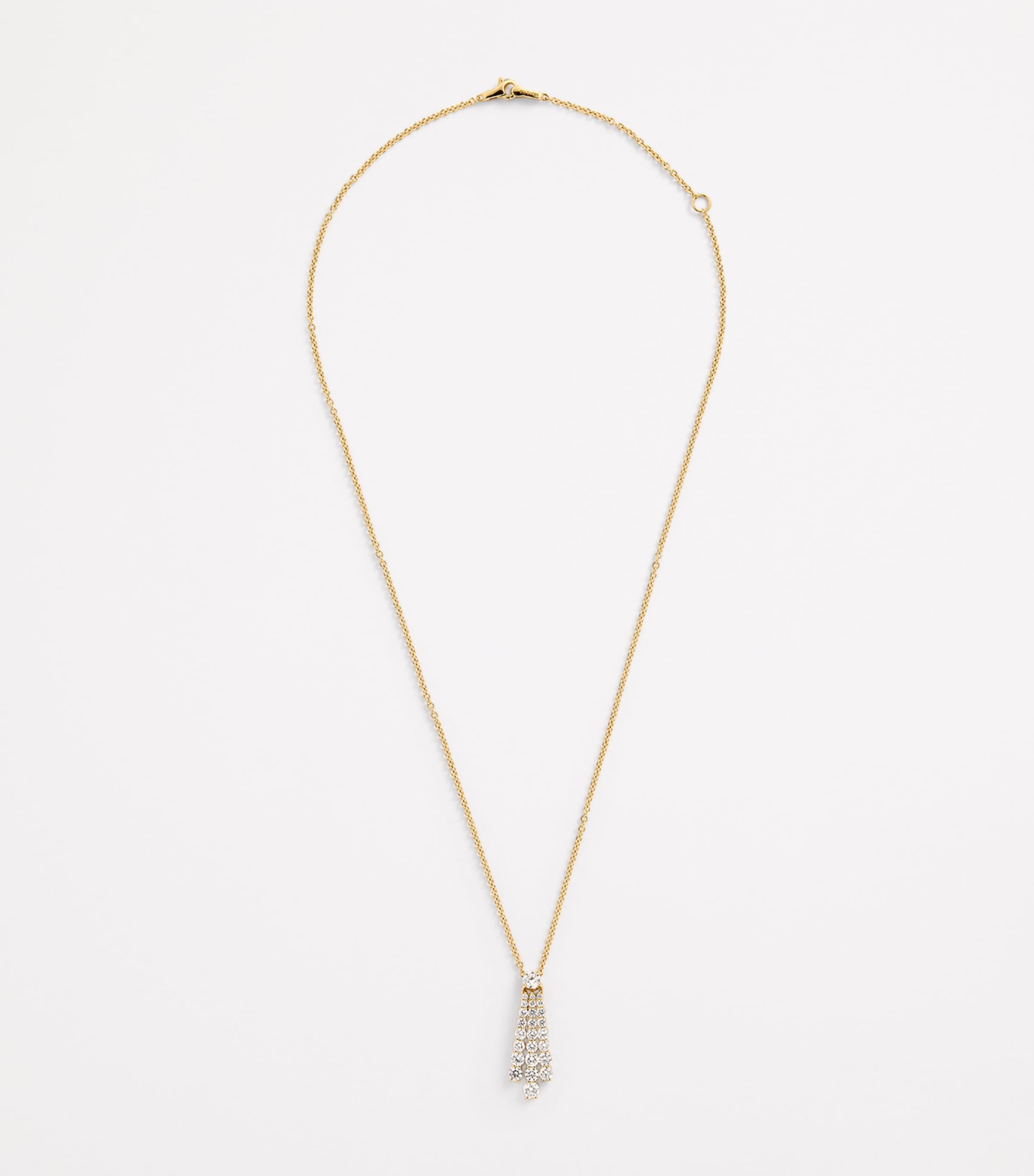 Melissa Kaye Yellow Gold and Diamond Sydney Pendant Necklace Yellow Gold Image 3