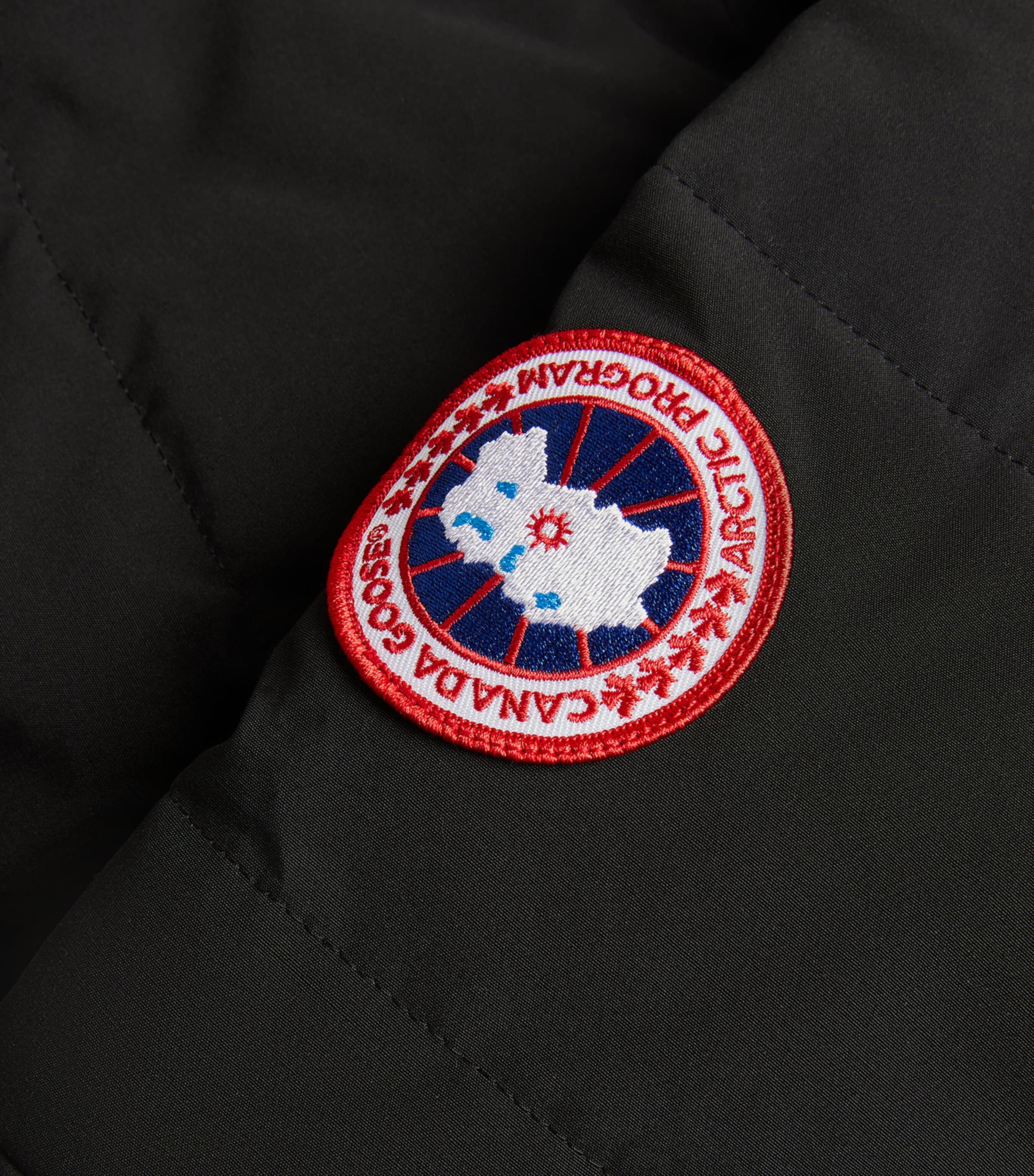 Down-Filled Chelsea Parka Coat 9061 BLACK Image 5