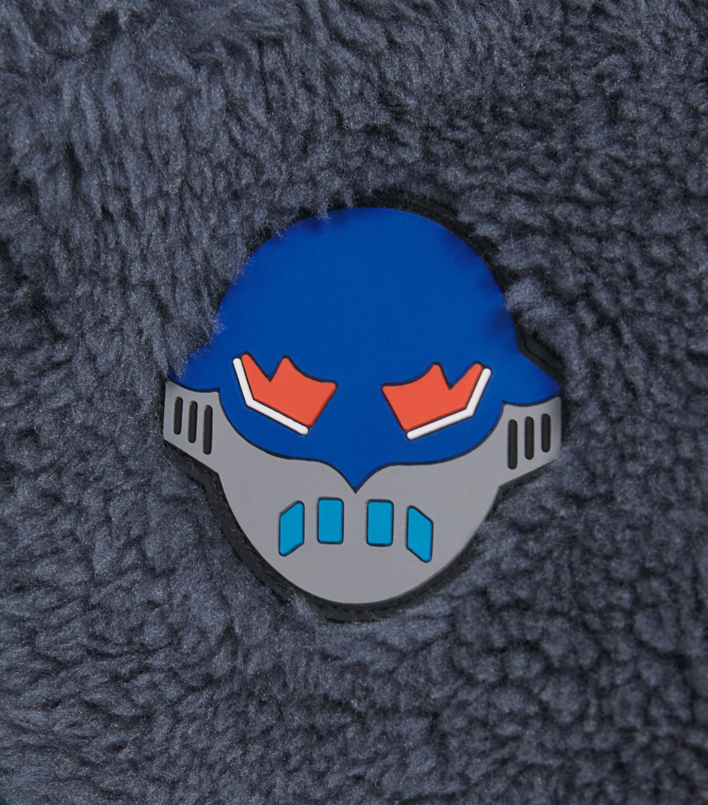 Stella McCartney Kids Fleece Superhero Jacket (3-36 Months) Air Force Blue Image 3