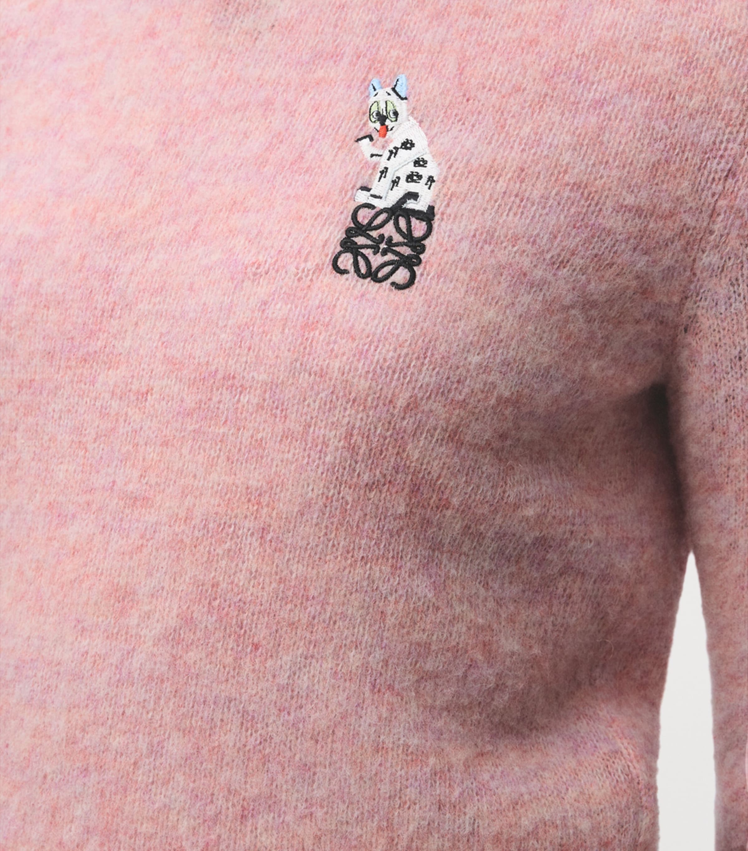 x Louis Wain Wool Futurist Cats Sweater PINK Image 5