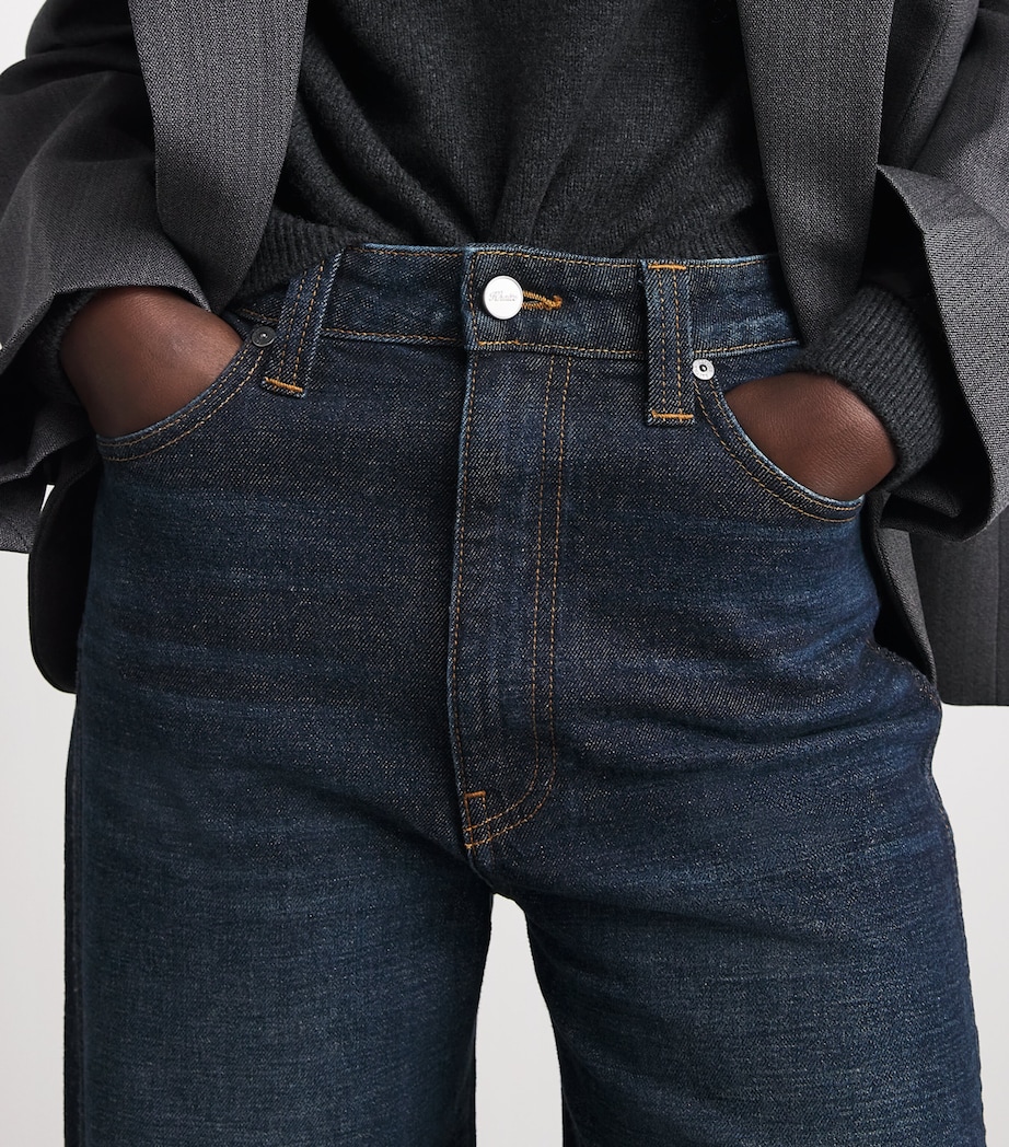 Khaite Womens Dane Wide-Leg Jeans Lansing Image 3