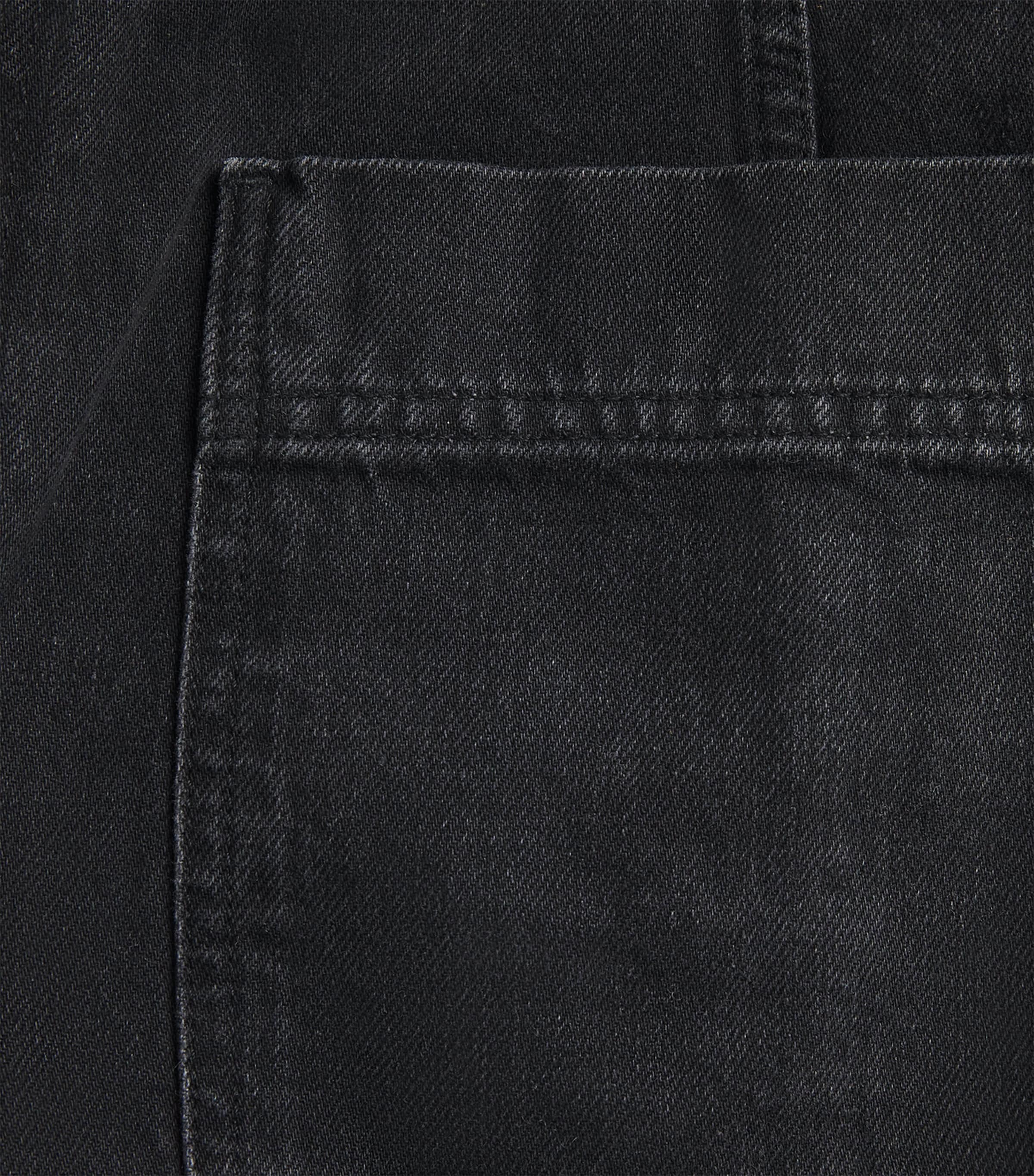 Patch Pocket Engineered Jeans BLACK WASH Image 5