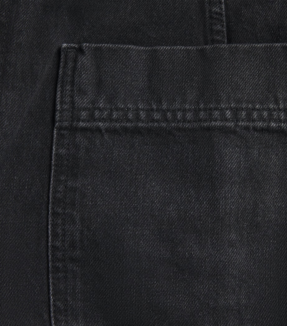 Patch Pocket Engineered Jeans BLACK WASH Image 5