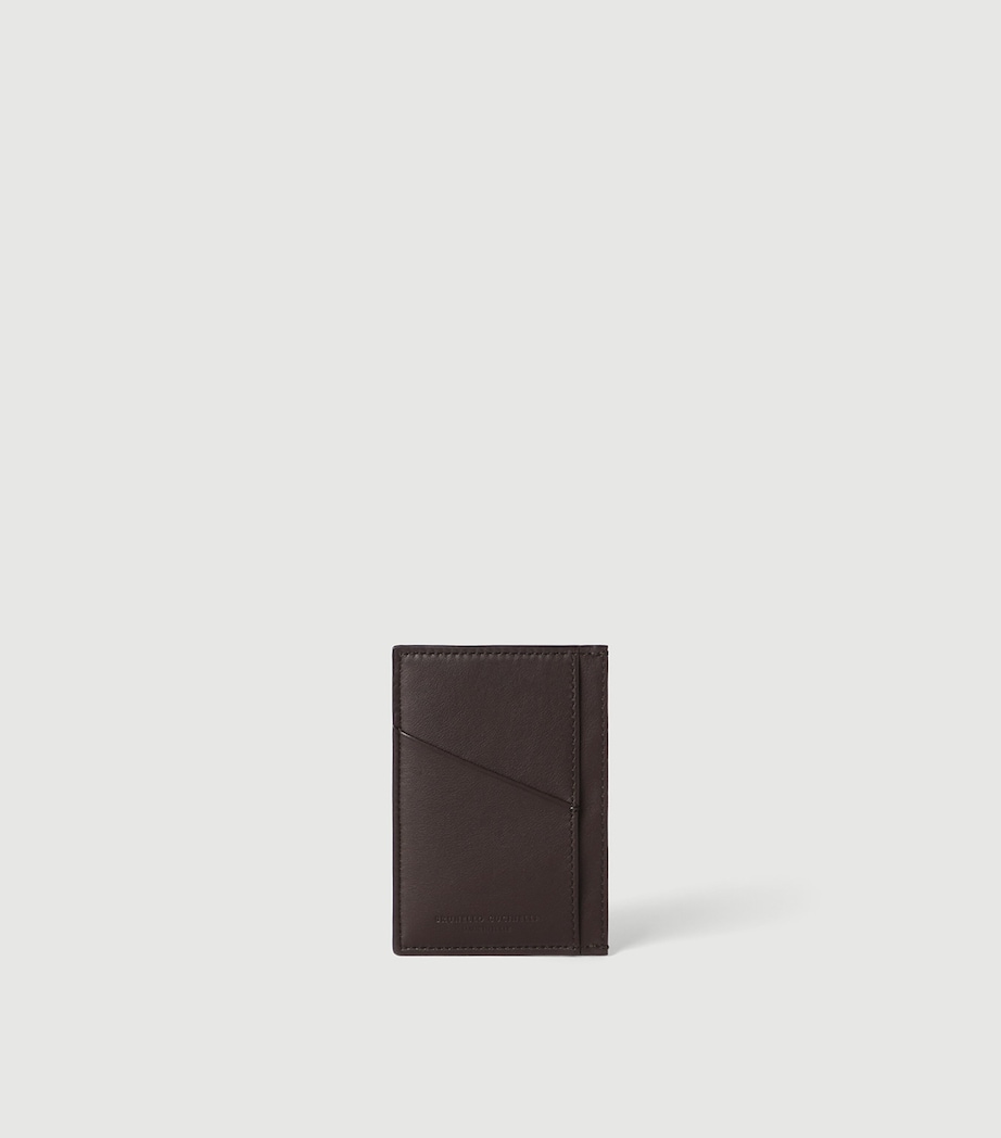 Brunello Cucinelli Leather Card Holder Image 3
