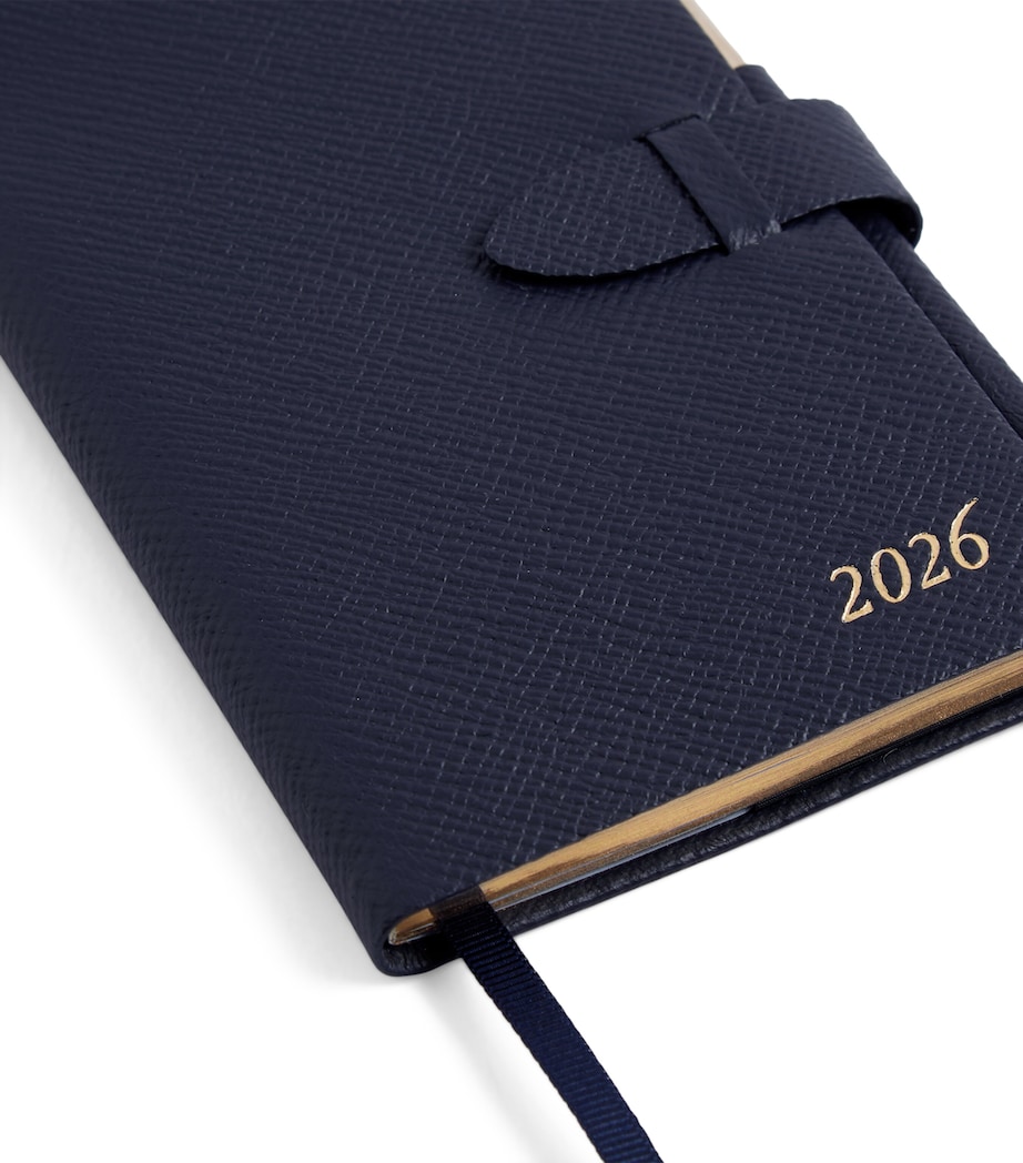 Panama Leather 2026 Weekly Diary NAVY Image 5