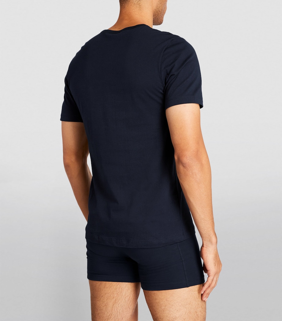 Logo-Embroidered T-Shirt (Pack of 3) 984/MULTI Image 3