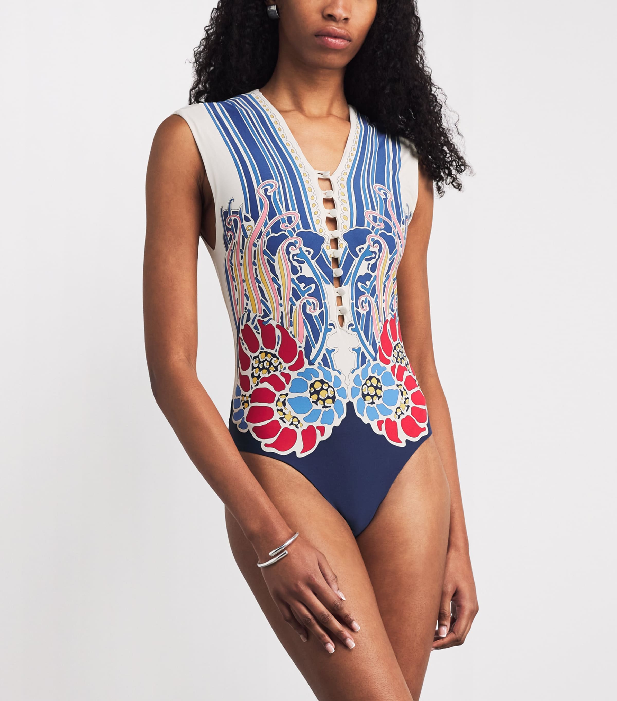 Lemuria Print Swimsuit BU03LEMURIA PLACEE Image 2
