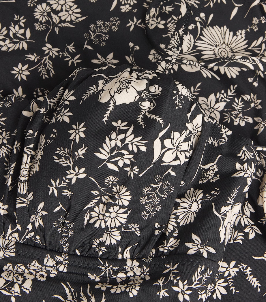 Ruched Floral Dalila Swimsuit MIDBL MIDNIGHT Image 5