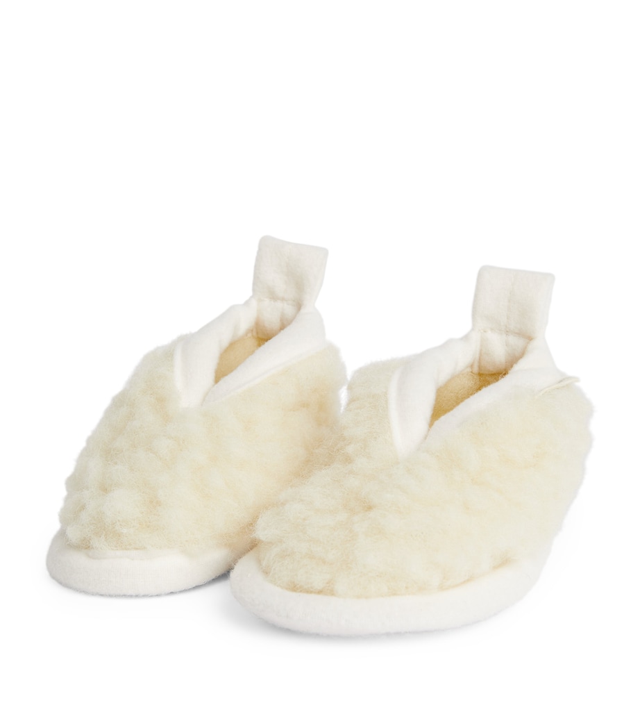 Merino Wool Slippers MILK Image 4