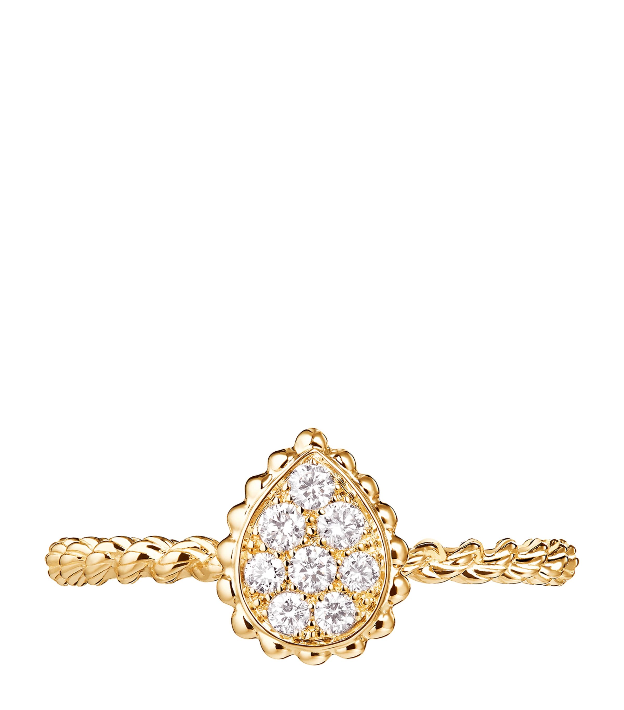 Yellow Gold and Diamond Serpent Bohème Ring YELLOW GOLD Image 4