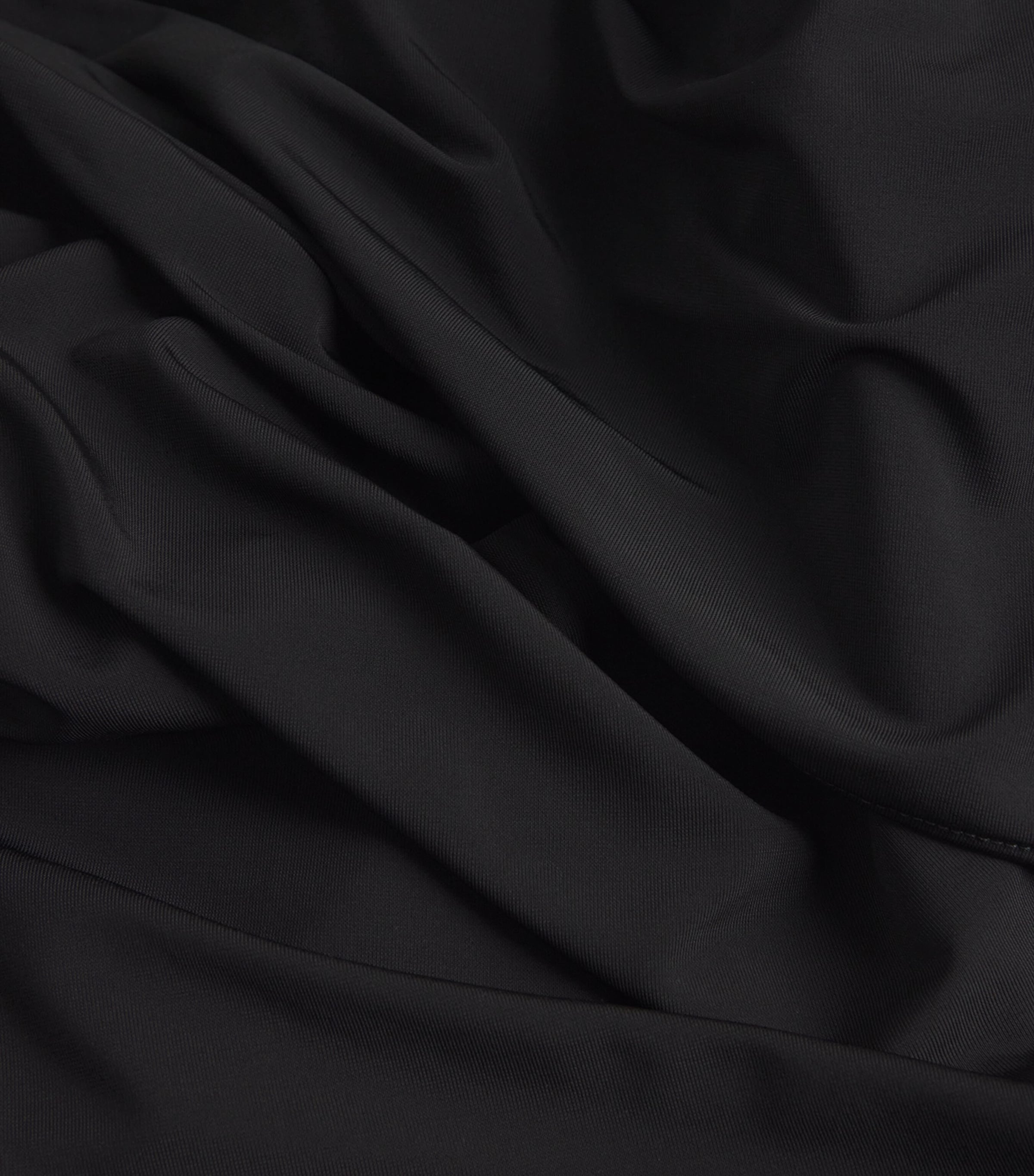 Jersey Draped Midi Dress 1000 BLACK Image 5