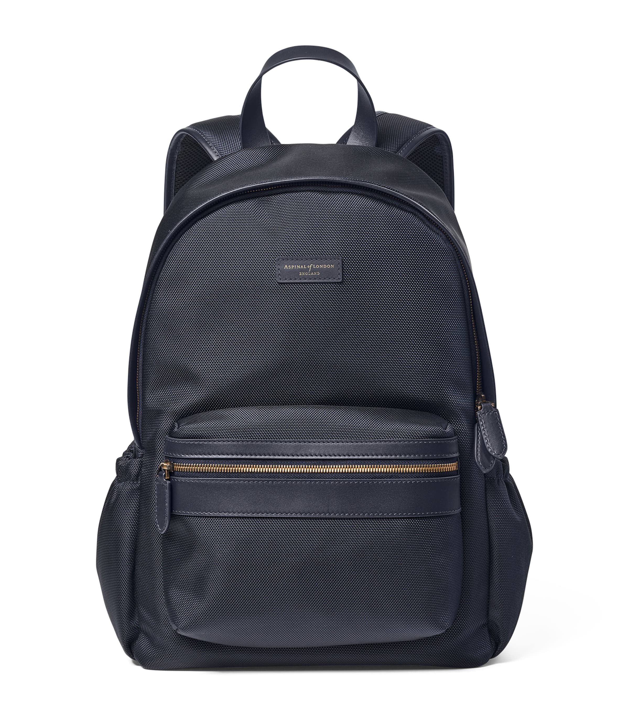 Shop Aspinal Of London Nylon Backpack In Blue