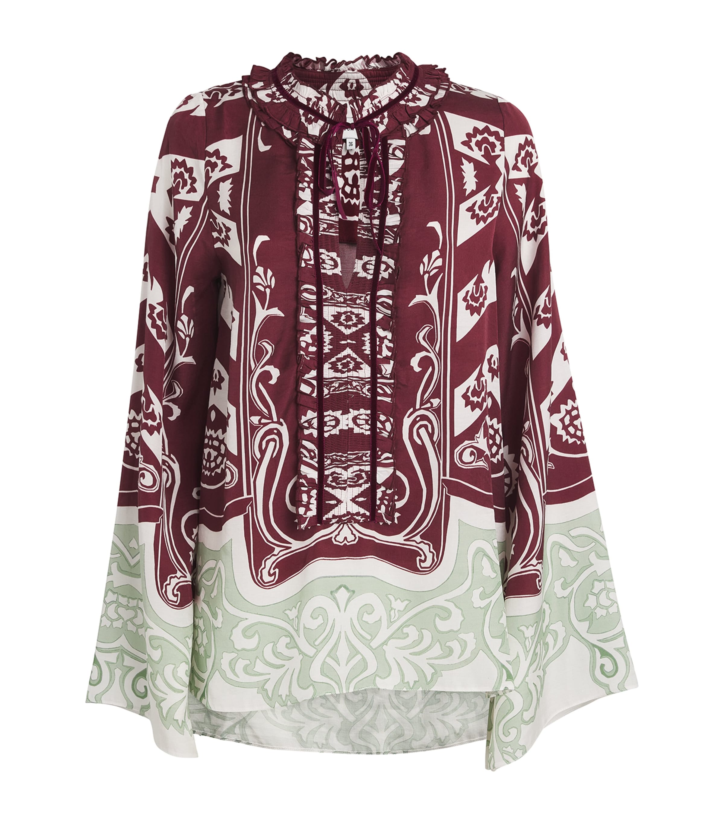 LUG VON SIGA PRINTED TESS BLOUSE 