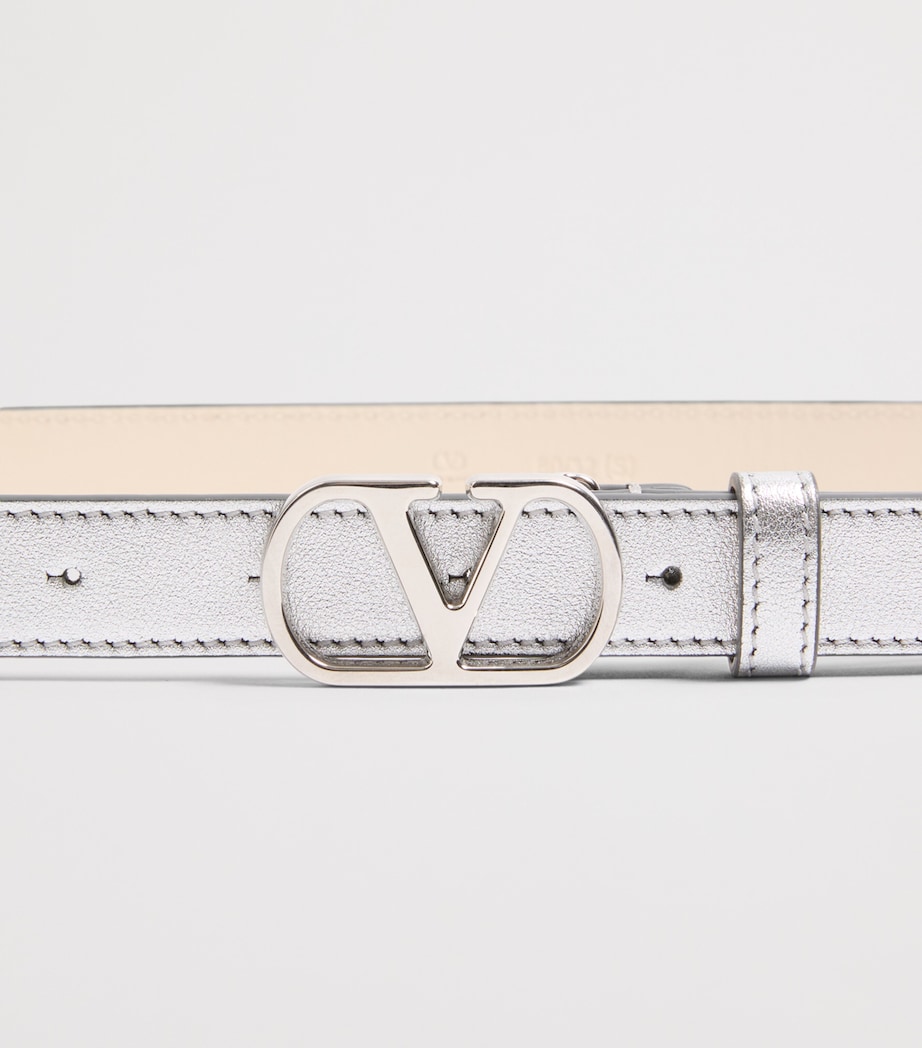 Leather VLogo Signature Belt S13 Image 4