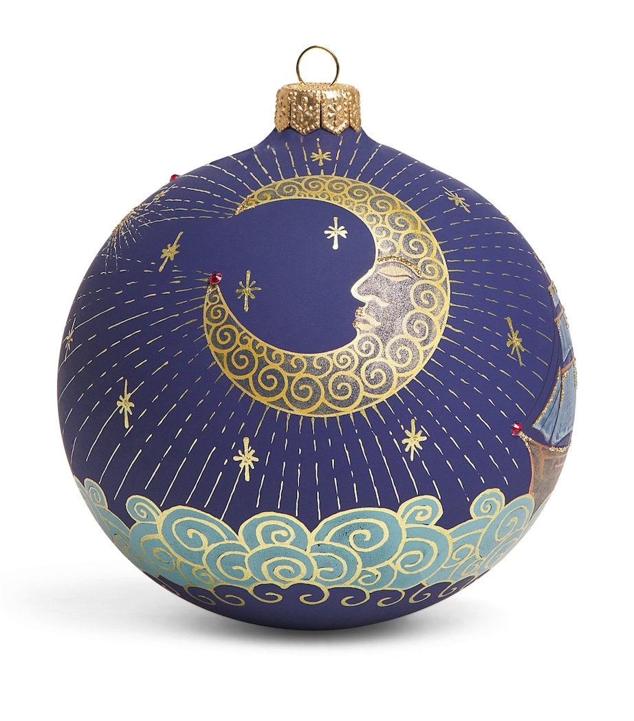 Glitterlab Glass Midnight Odyssey Bauble Image 1
