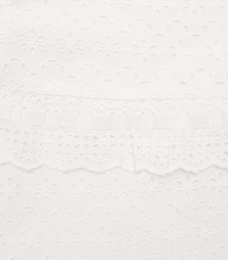 Ulla Johnson Womens Broderie Anglaise Violetta Midi Skirt Pristine Image 6
