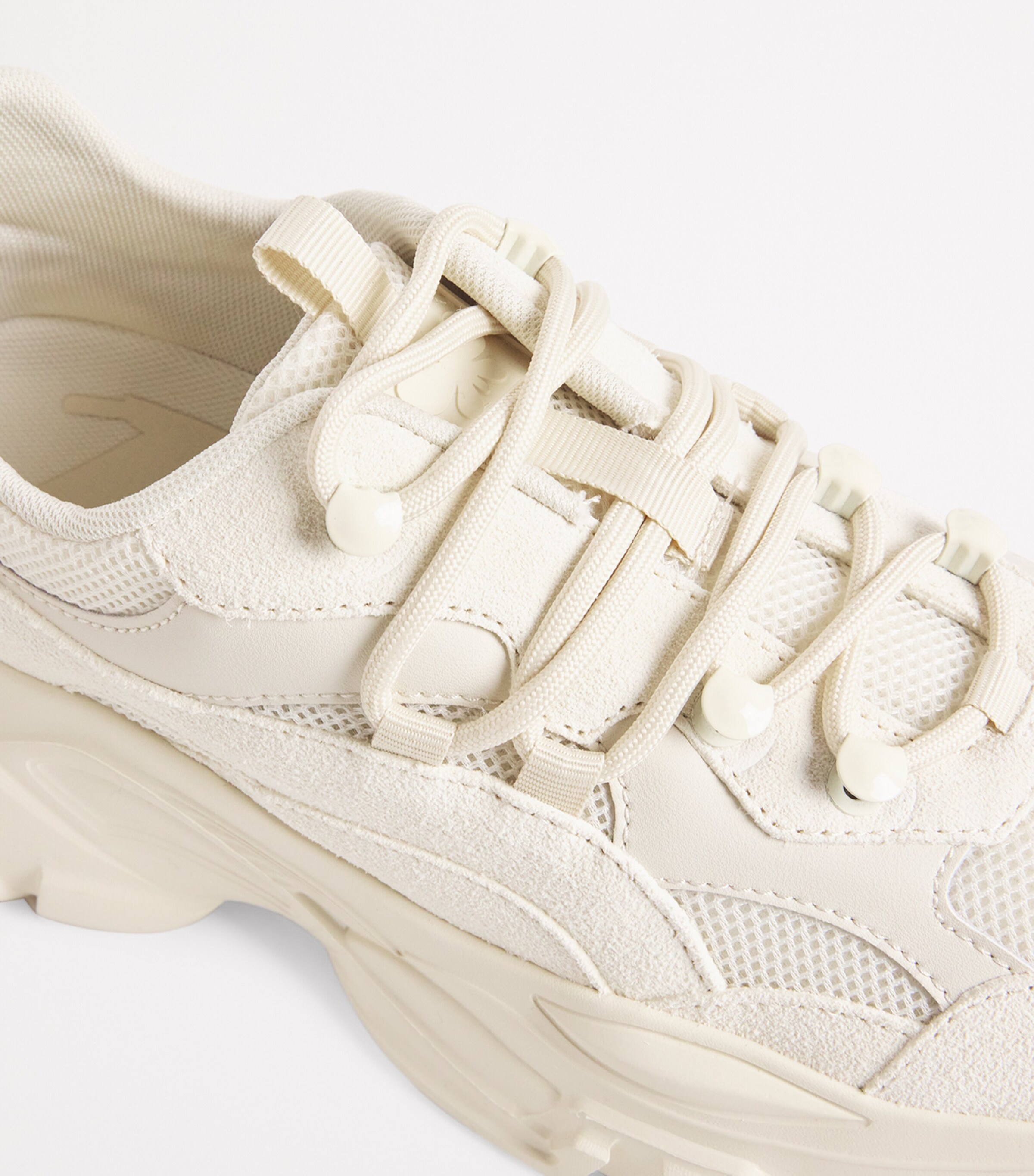 Leather Low-Top Sneakers IVORY Image 7