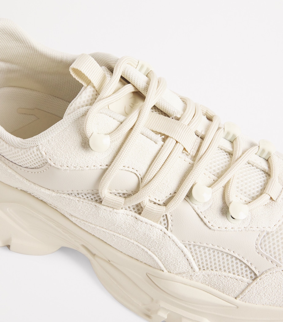 Leather Low-Top Sneakers IVORY Image 7