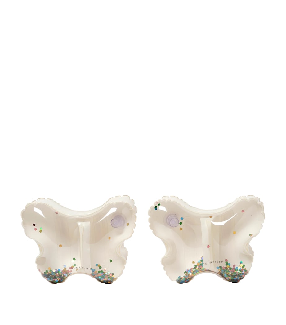 Sunnylife Kids Glitter Butterfly Inflatable Armbands (Set of 2) Glitter Image 6