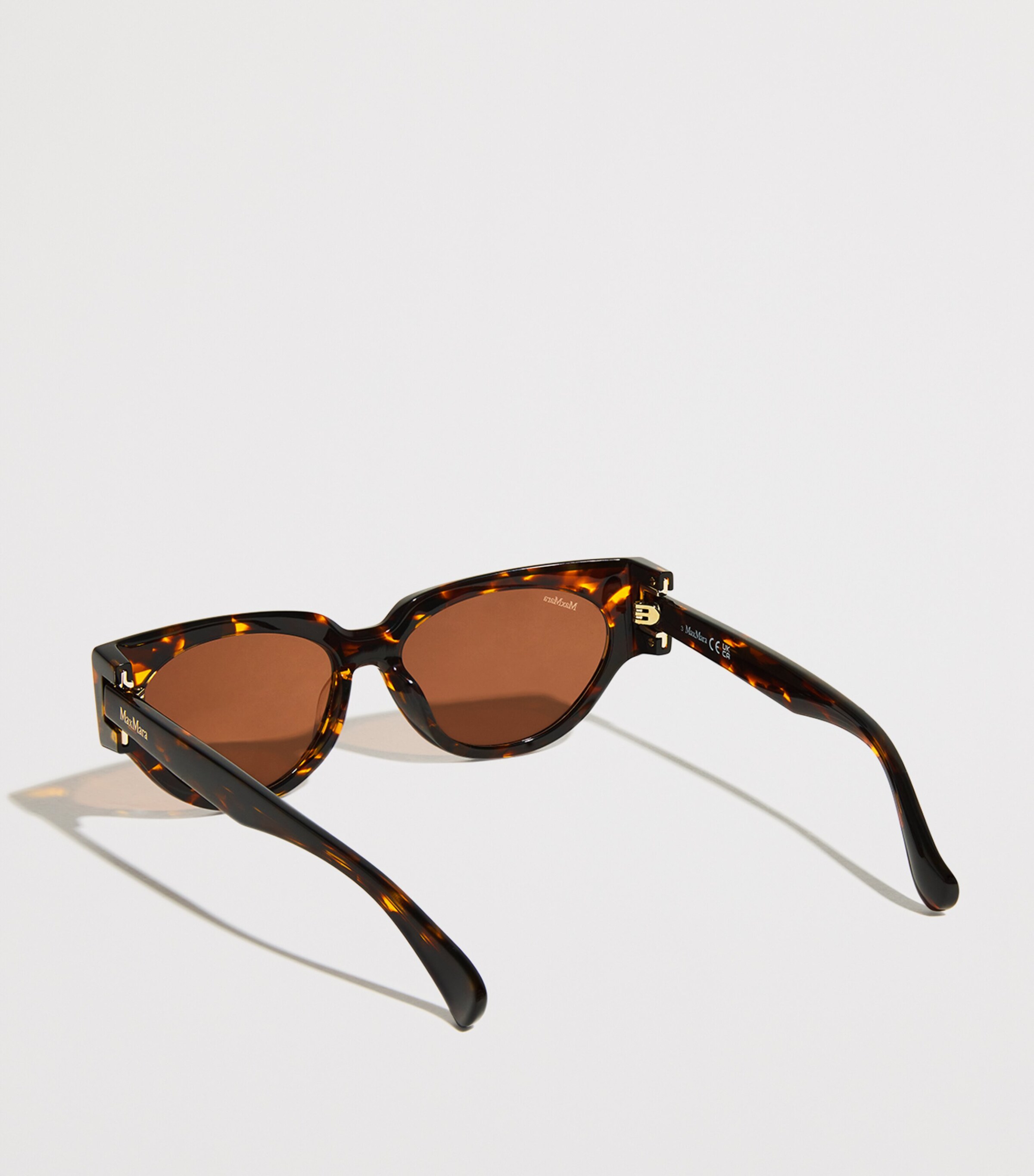 Tortoiseshell Oval Sunglasses TAWNY BRONZE BROW Image 3