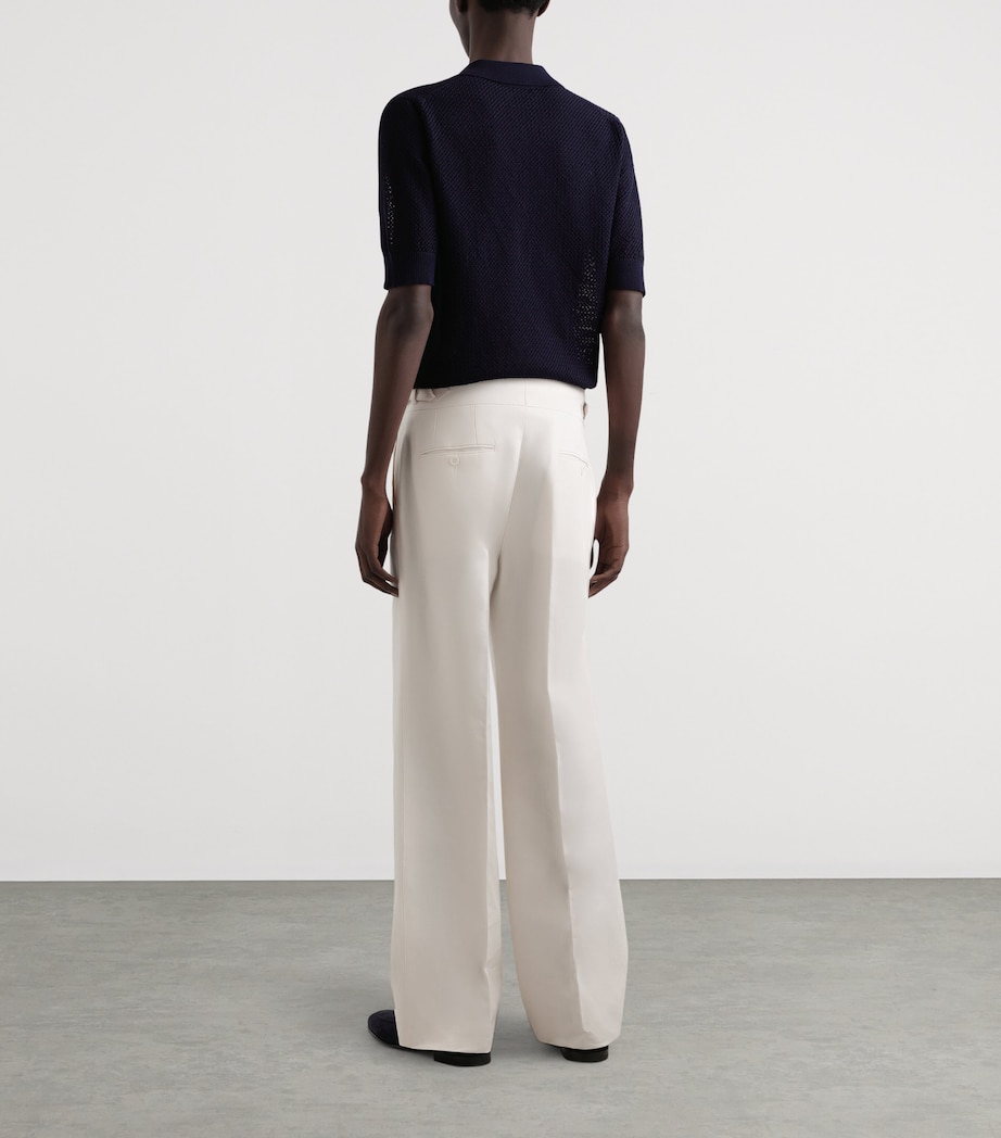 Cotton Polo Shirt B3681-VERY DARK Image 3