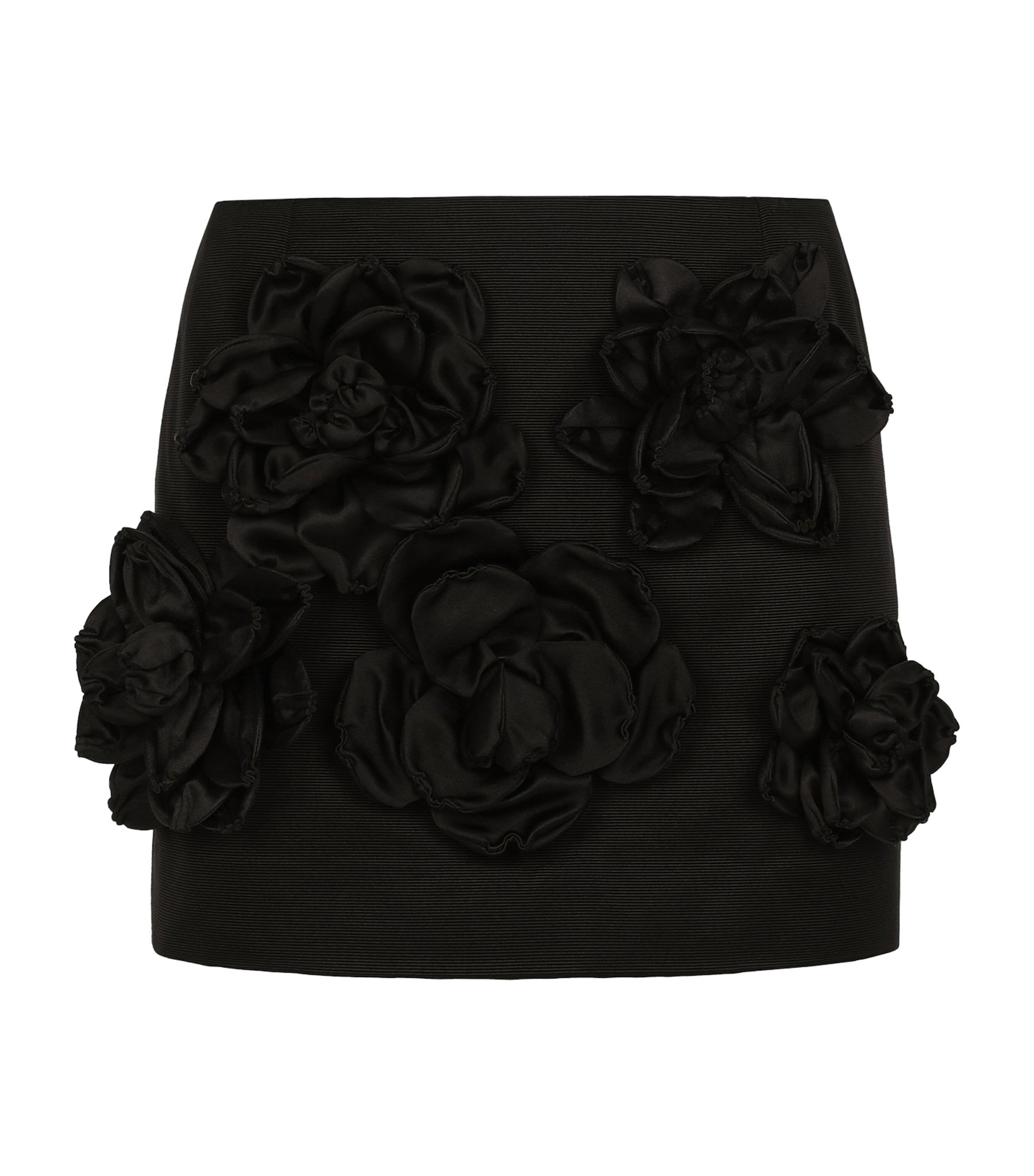 Dolce & Gabbana Ottoman Miniskirt With Flowers