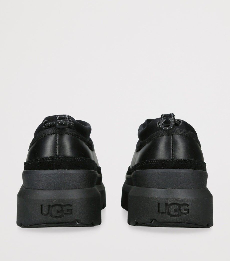 Leather Tasman Weather Hybrid Slippers BLACK Image 2