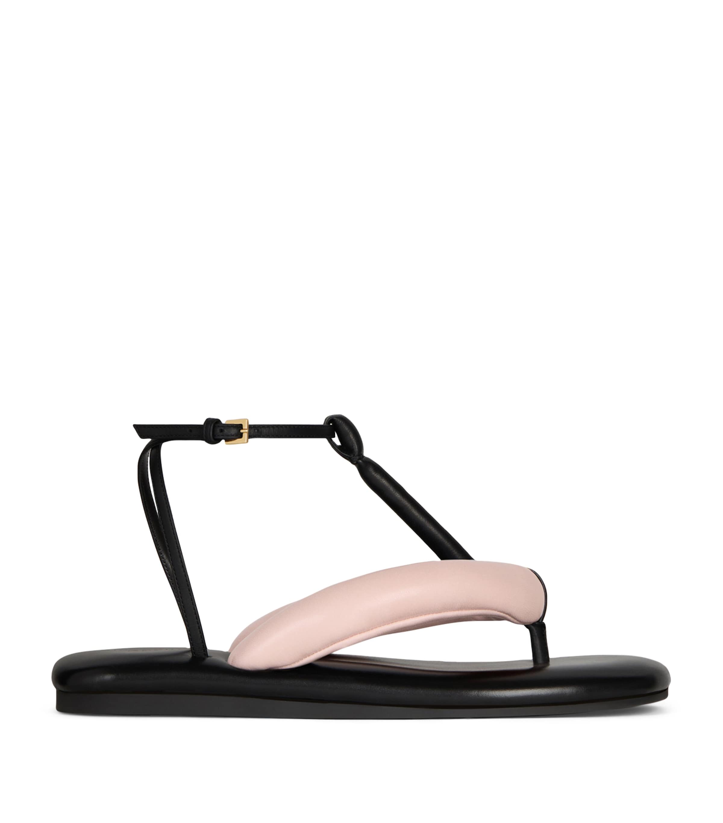 Givenchy Leather Boudoir Sandals Black/pink Image 1