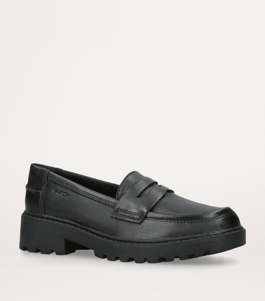 Leather Casey Loafers BLACK Image 3
