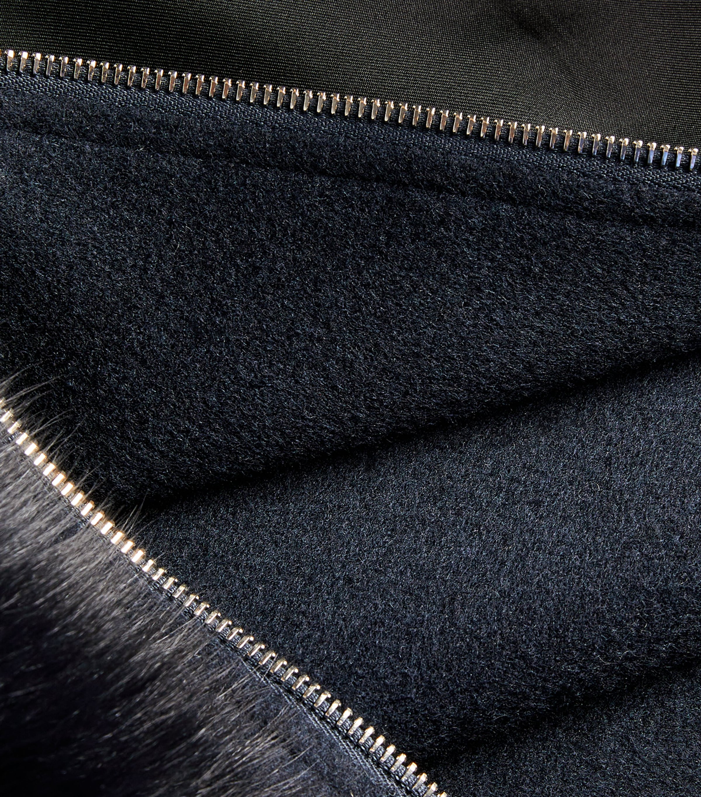 Fur-Collar Bomber Jacket A7033 Image 5