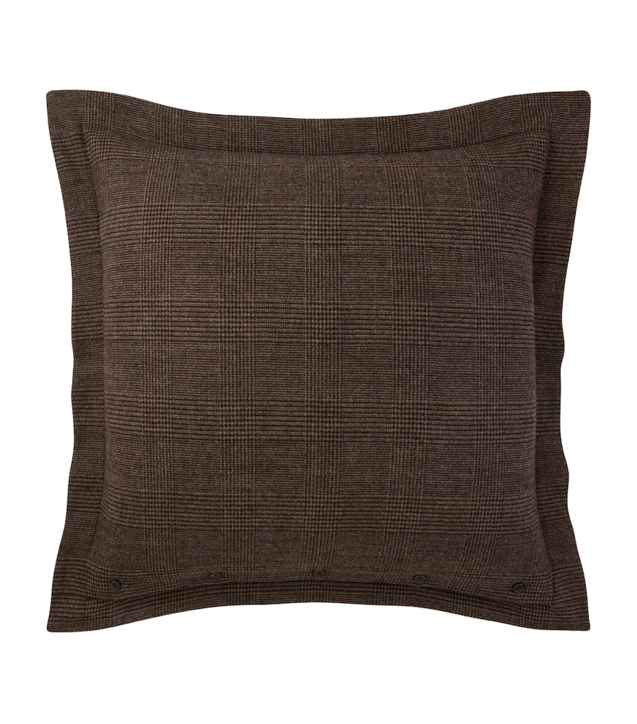 Beaumont Square Cushion Cover (65cm x 65cm) CHOCOLATE Image 1