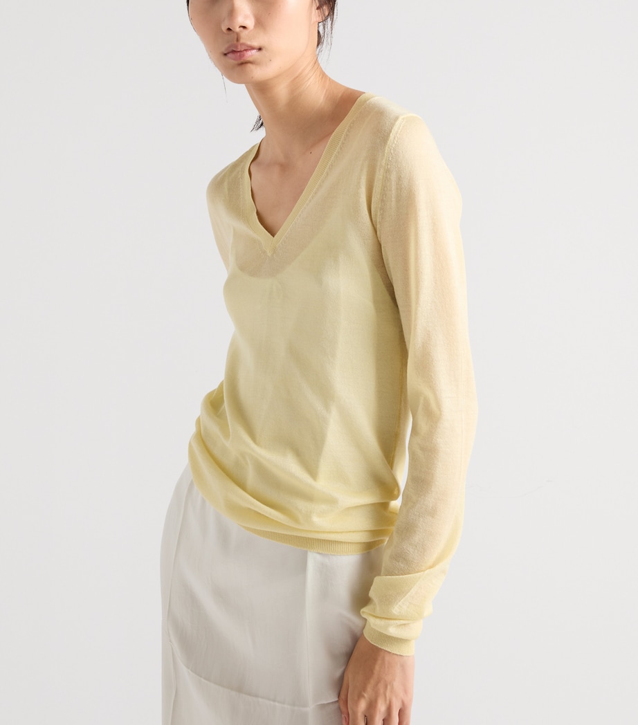 Cashmere-Silk Sweater F0061 Image 3