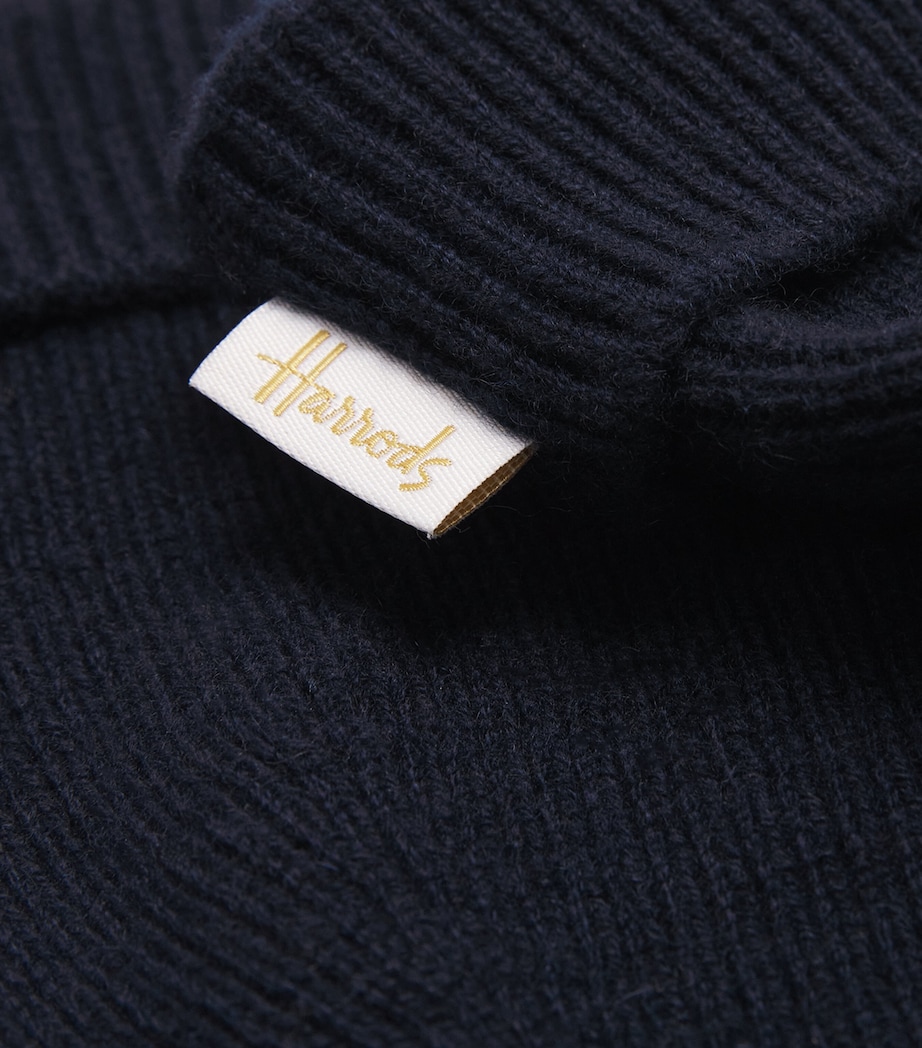 Cashmere Hat NAVY Image 3