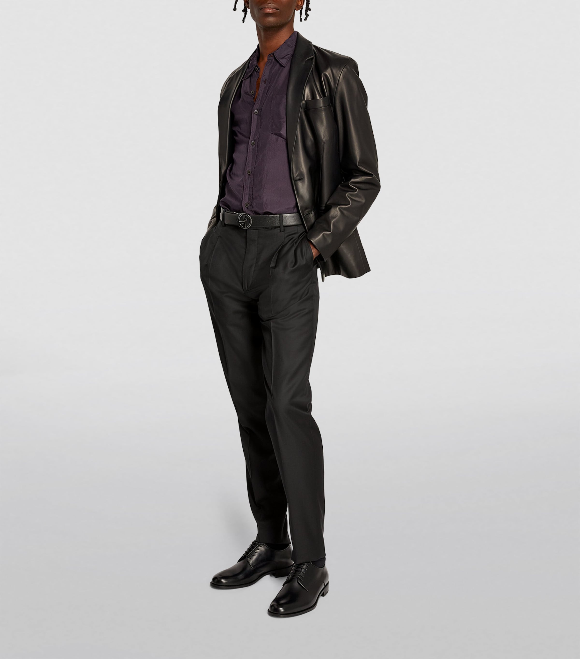 Wool-Cashmere Tailored Trousers UC99 Image 2