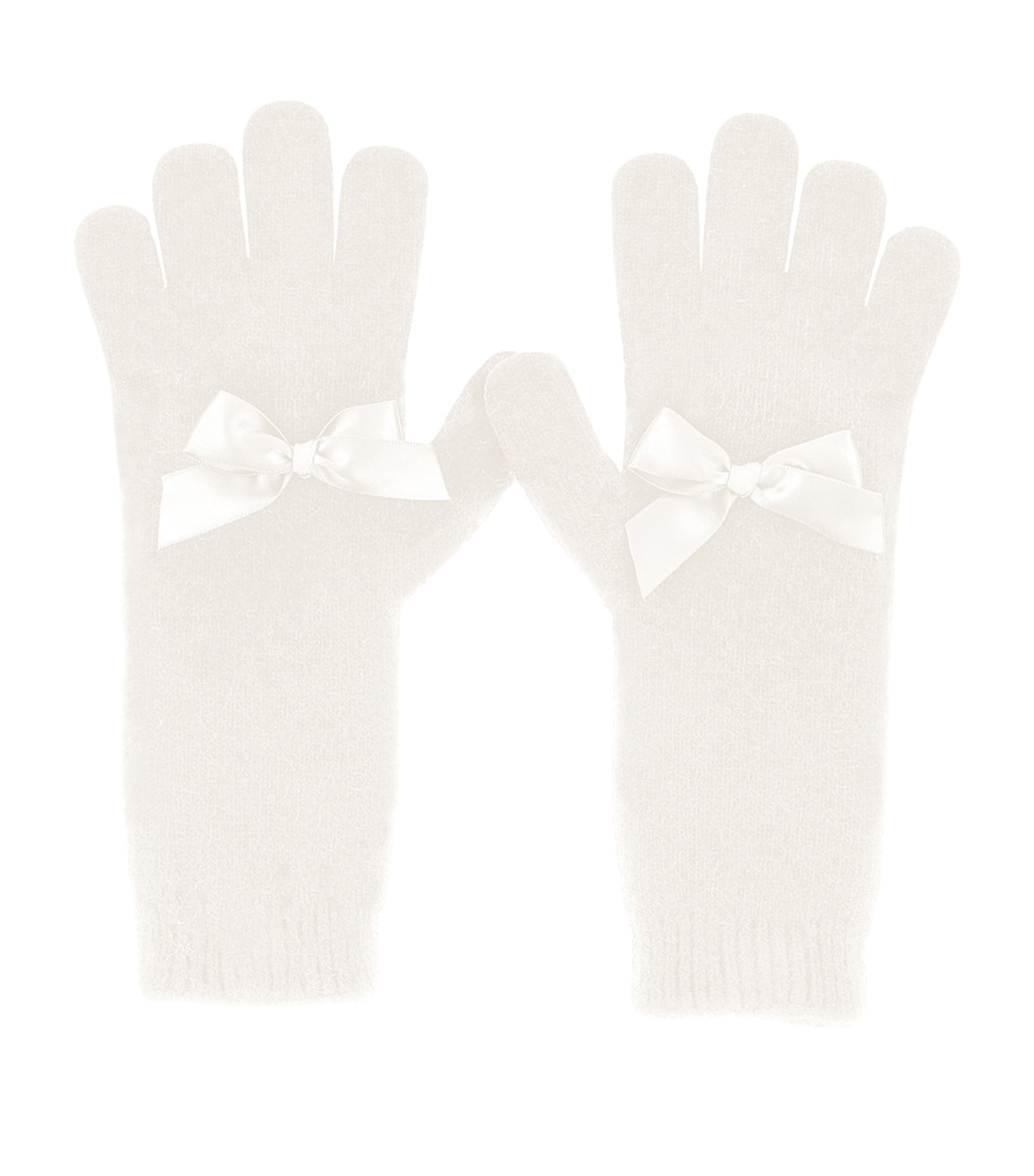Bow Embellished Gloves PANNA Image 1