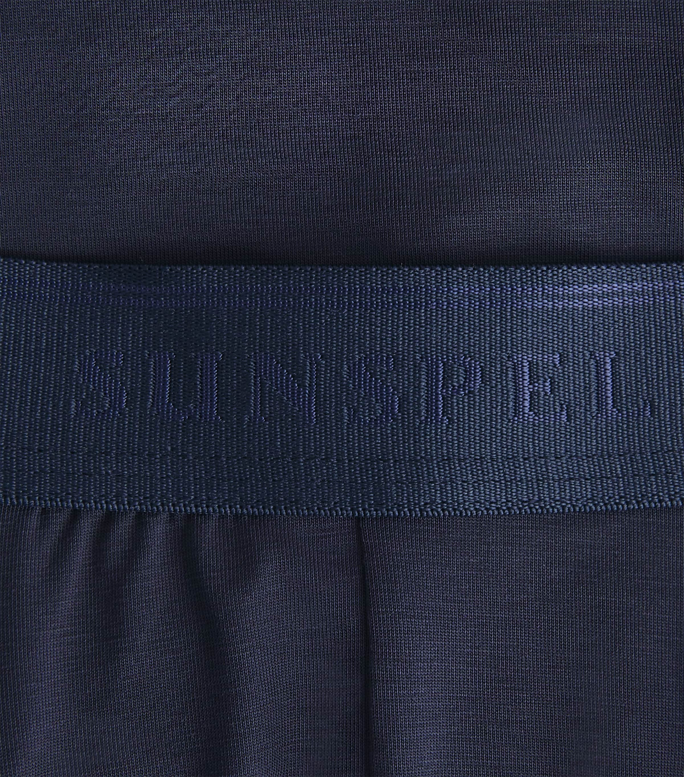 Sunspel Mens Stretch-Tencel Trunks Buaa Navy Image 5