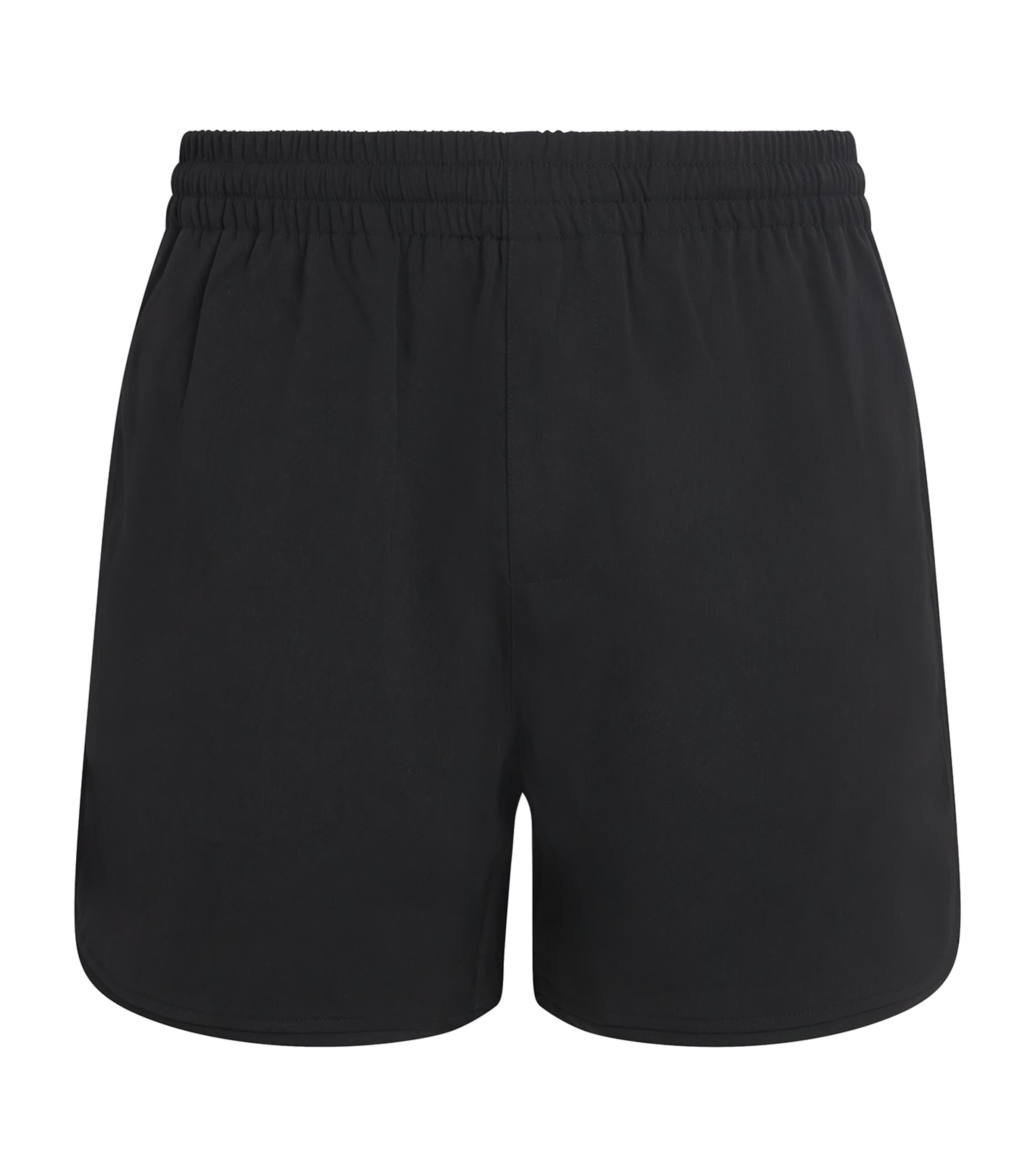 Represent Piped-detail Track Shorts In Black