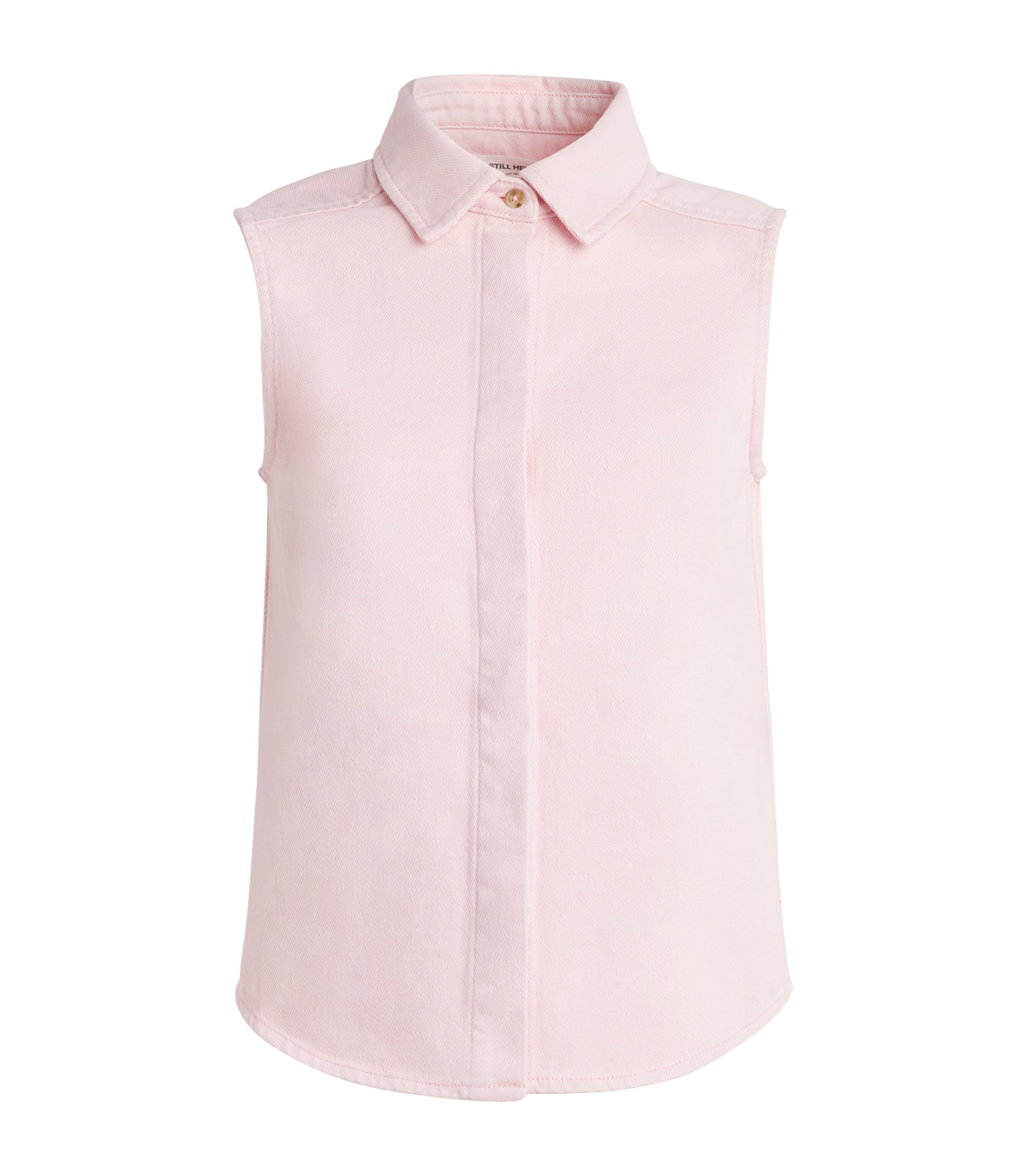 STILL HERE Cotton Emma Shirt Pink