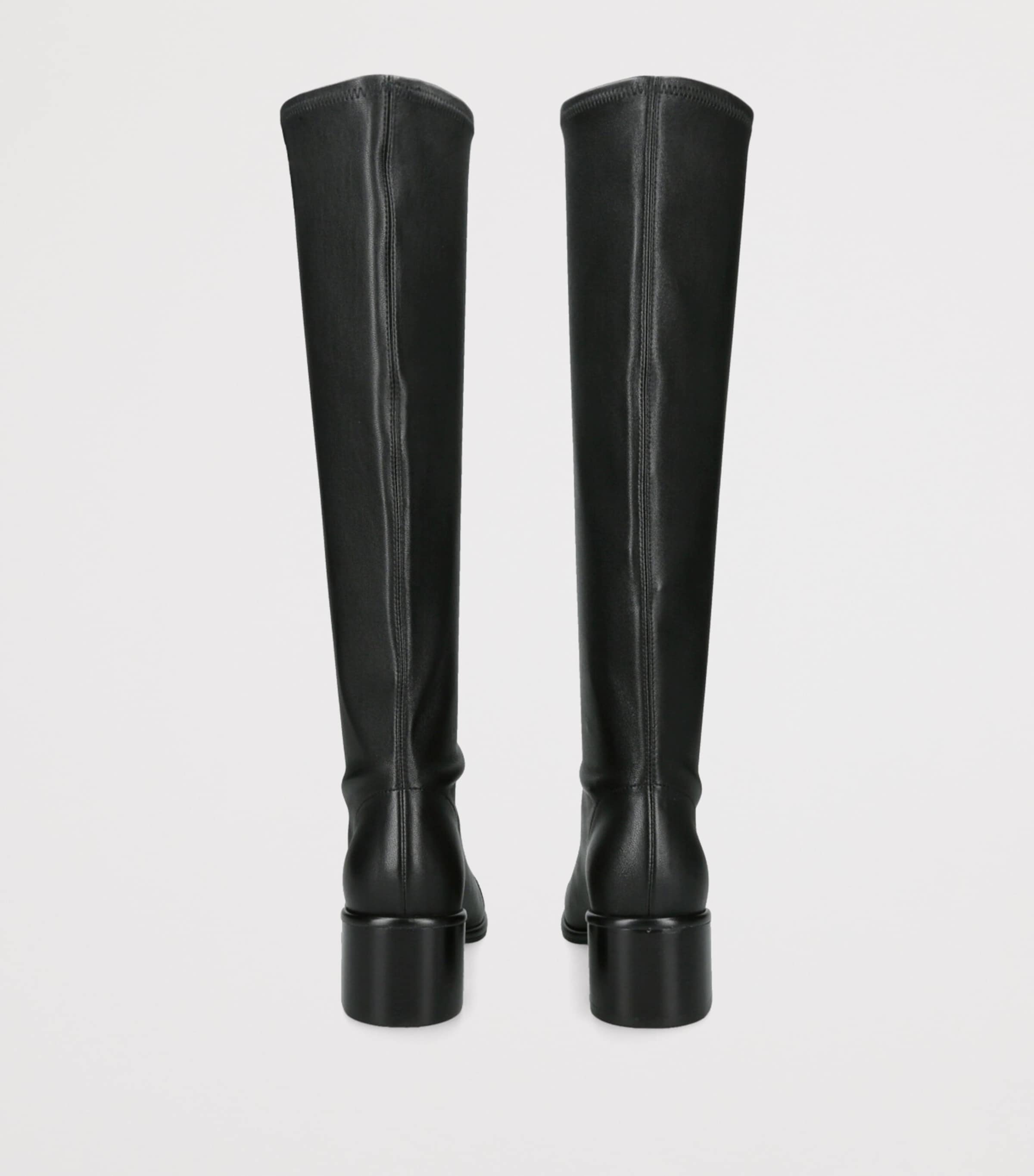 Tory Burch Black Leather Knee-High Heeled Boots 55 | Harrods US