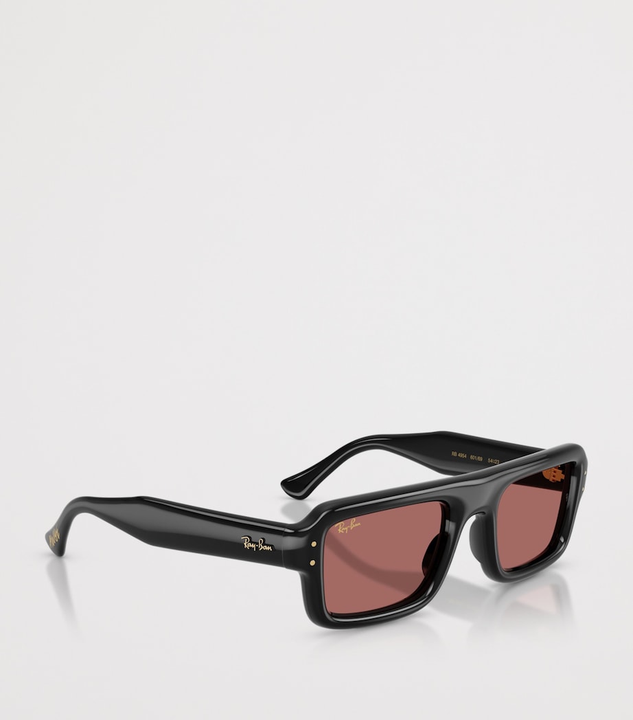 Ray-Ban Flacko Puffer Pilot Sunglasses Black Image 6