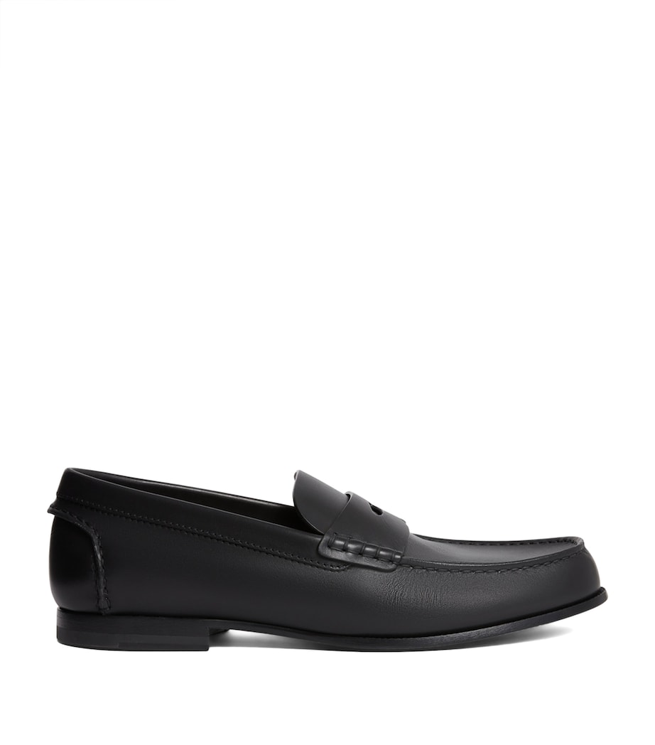 Leather Flex Heddon Loafers 001BLACK Image 1