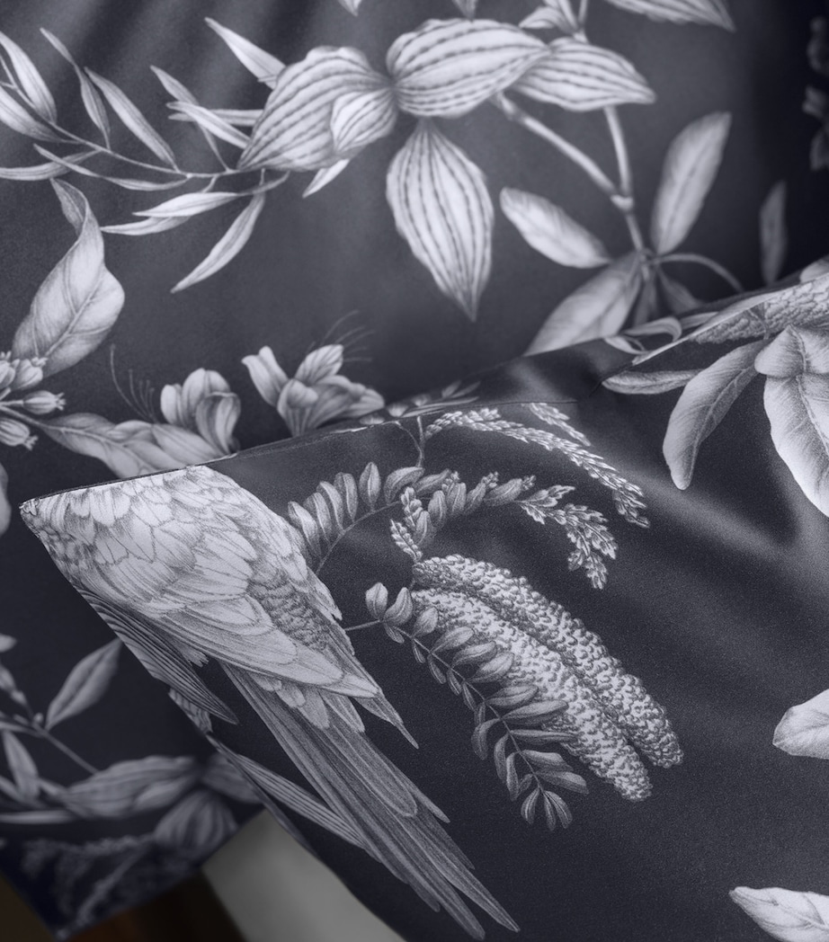 Cotton Sateen Calypso King Duvet Cover (220cm x 230cm) NOIR Image 4