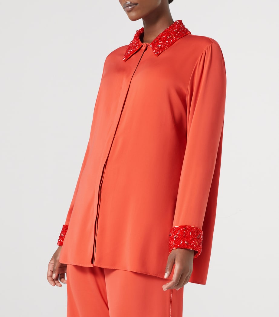 Mrezagara Blouse RED Image 2