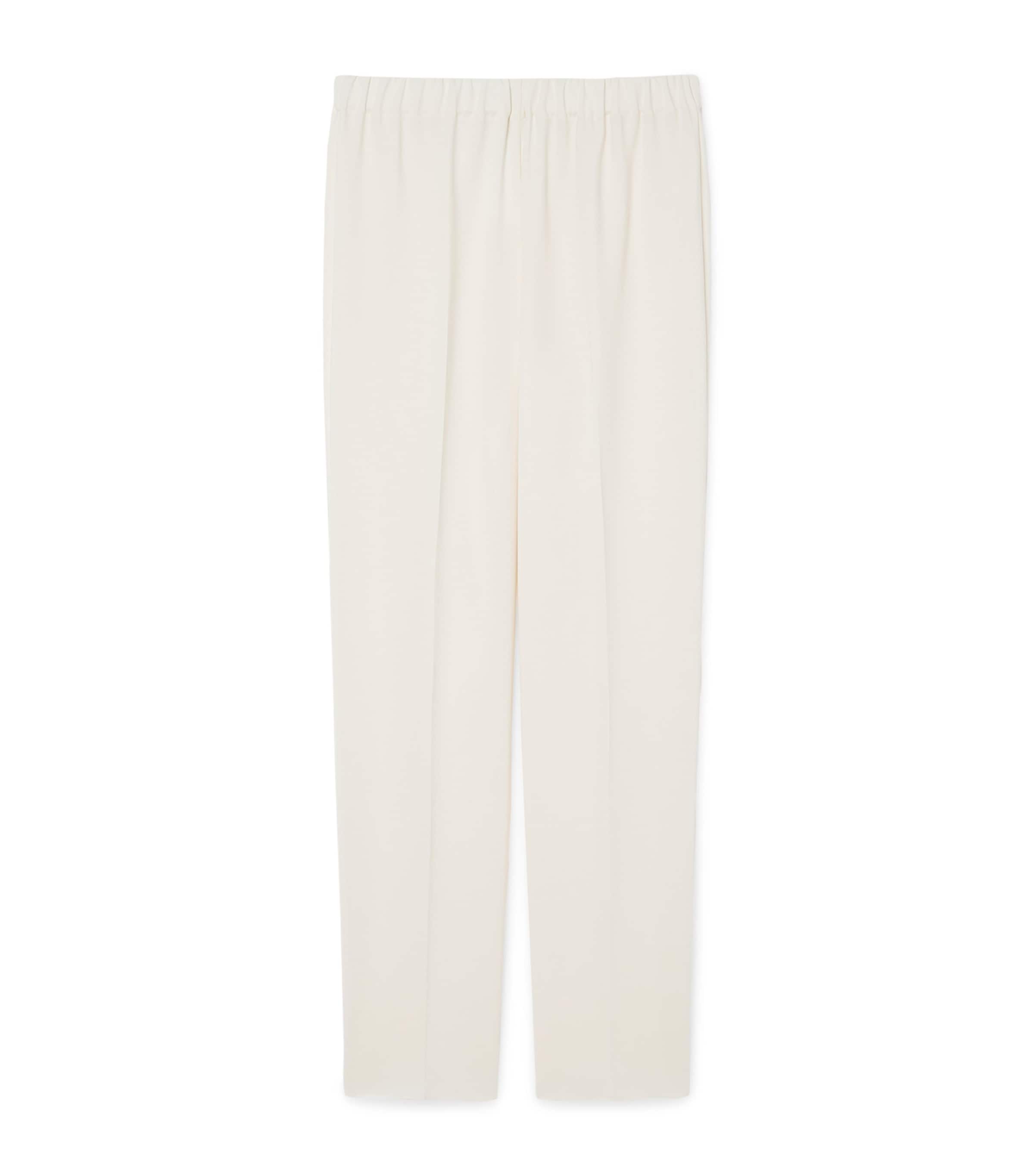 Marina Rinaldi Womens Cady Tailored Trousers Ivory Image 1